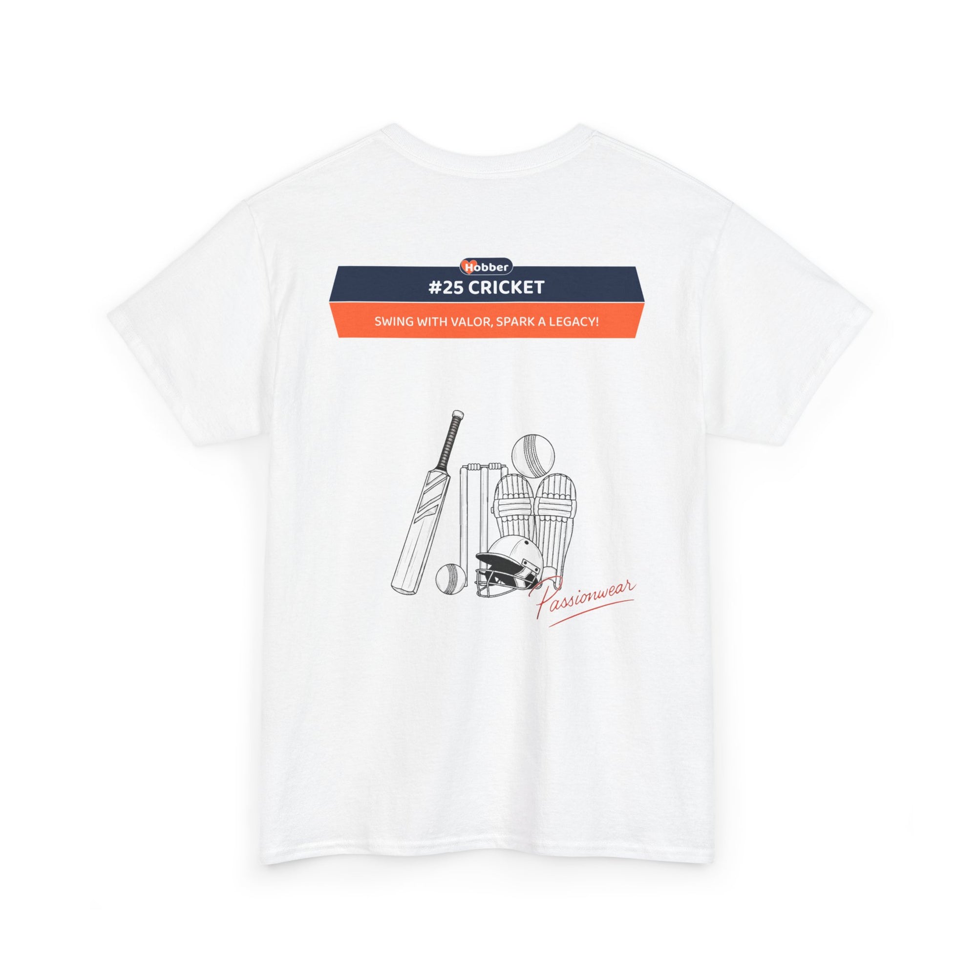 Hobber Mens Sports & Adventure T-Shirt, #25 Cricket