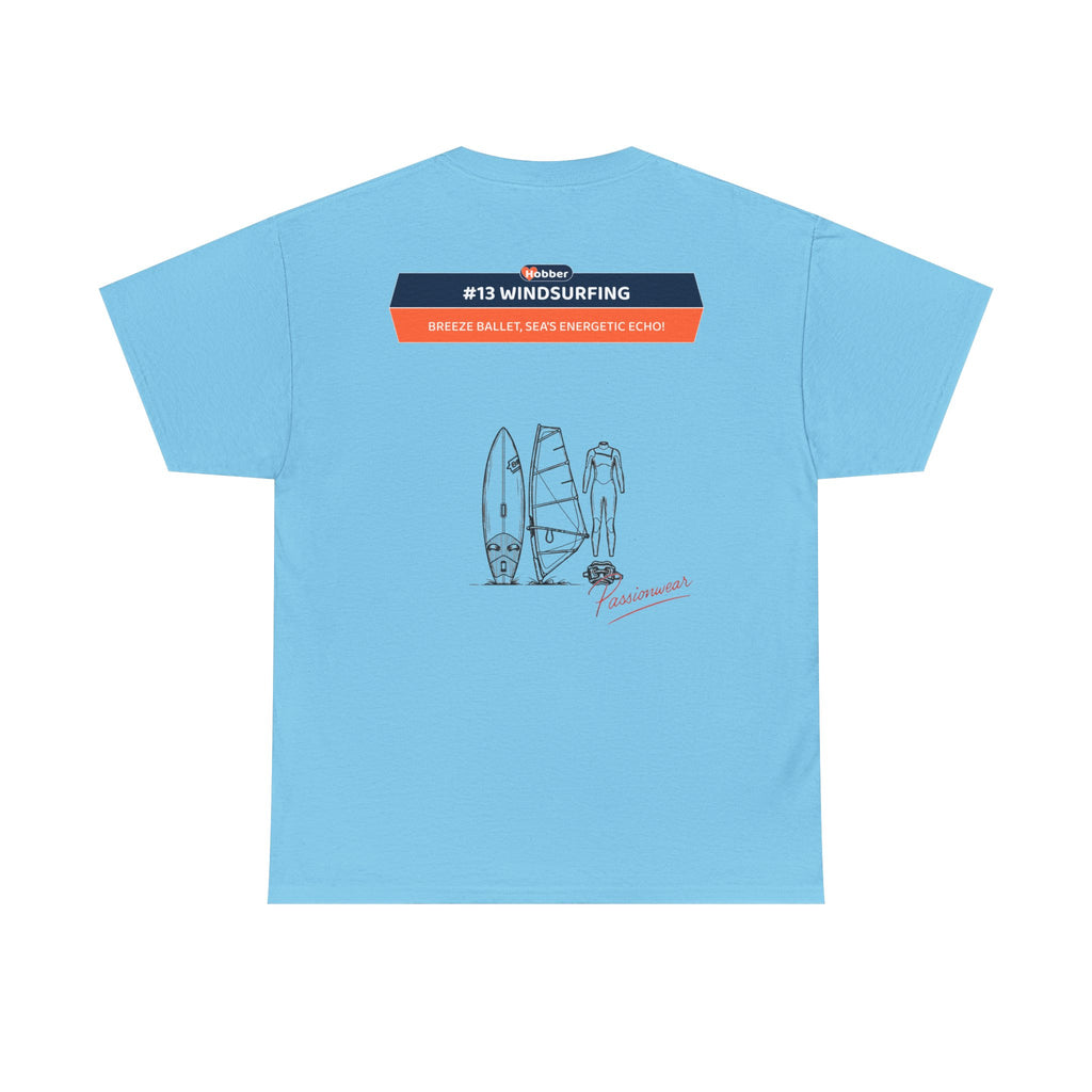 Hobber Mens Sports & Adventure T-Shirt, #13 Windsurfing