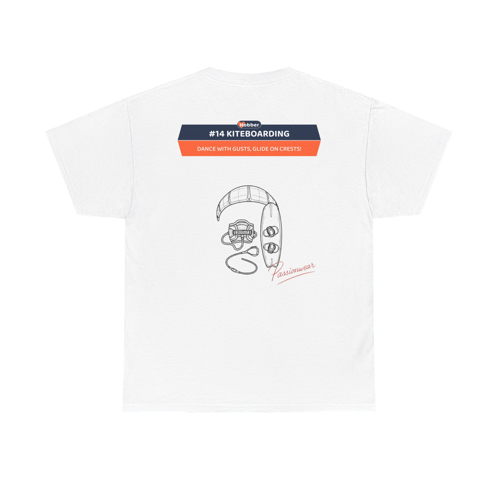 Hobber Mens Sports & Adventure T-Shirt, #14 Kiteboarding
