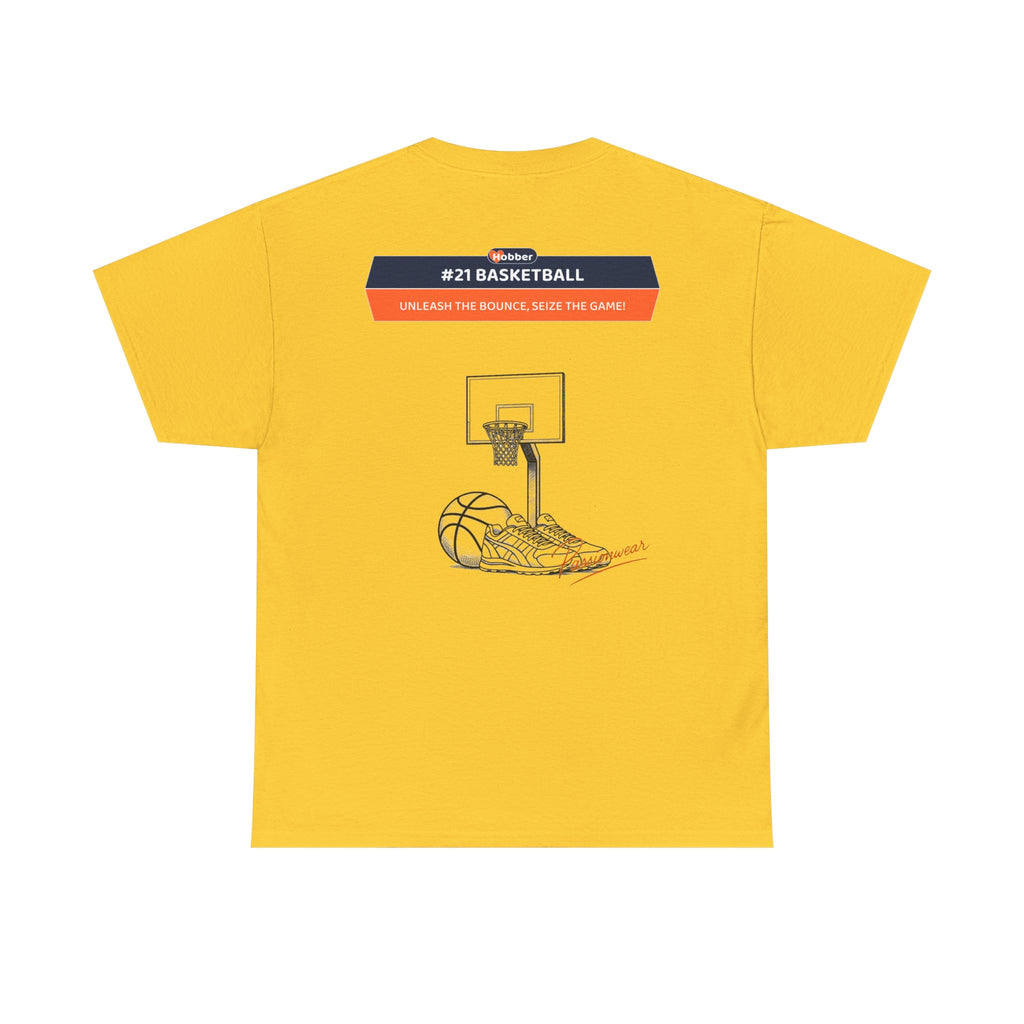 Hobber Mens Sports & Adventure T-Shirt, #21 Basketball