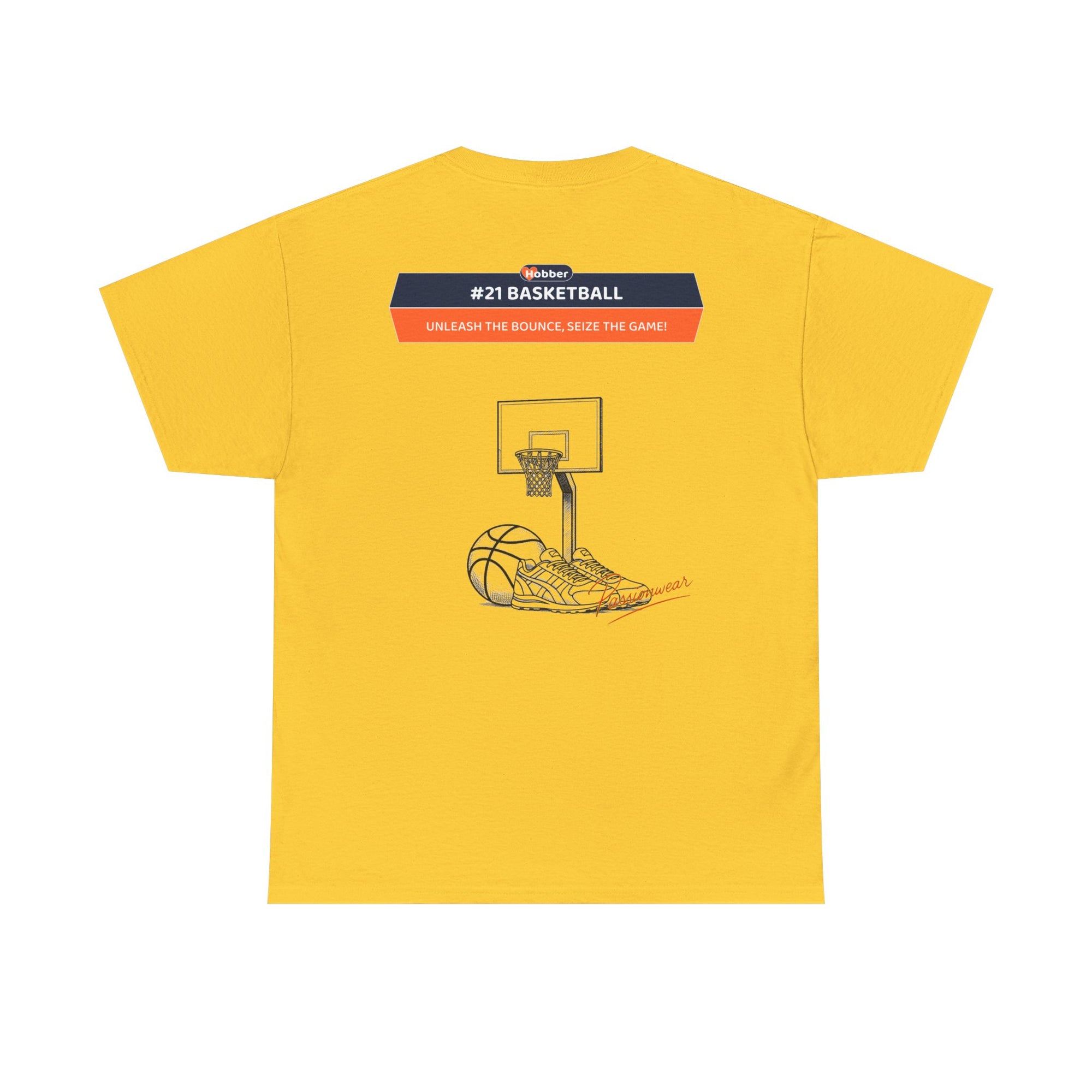 Hobber Mens Sports & Adventure T-Shirt, #21 Basketball