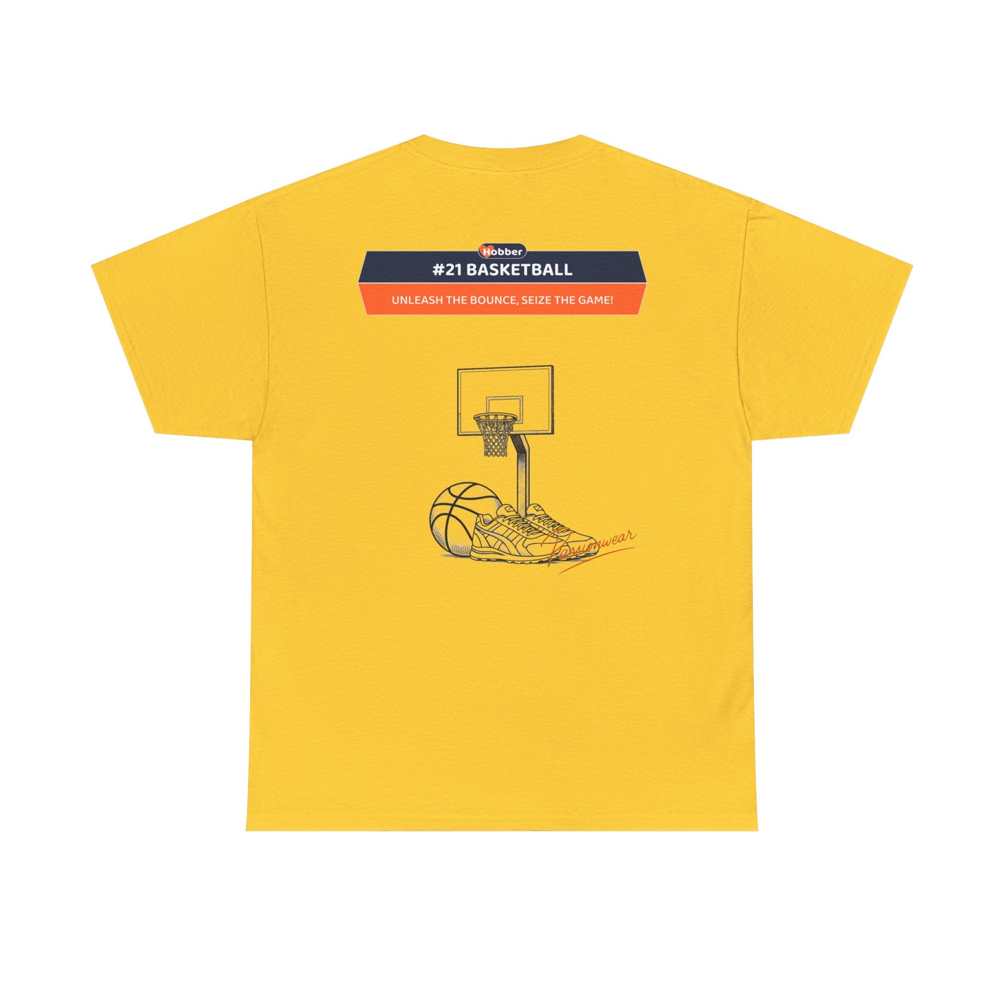 Hobber Mens Sports & Adventure T-Shirt, #21 Basketball
