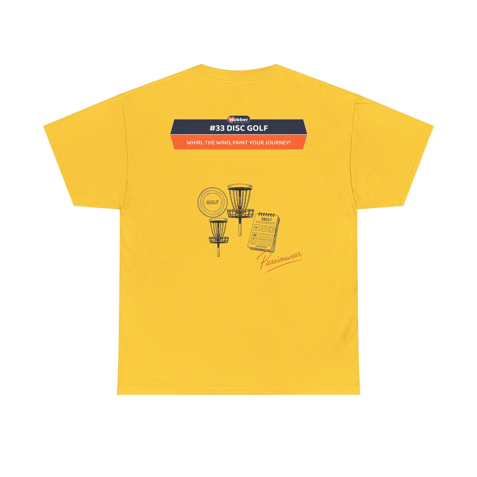 Hobber Unisex Sports & Adventure T-Shirt, #33 Disc golf