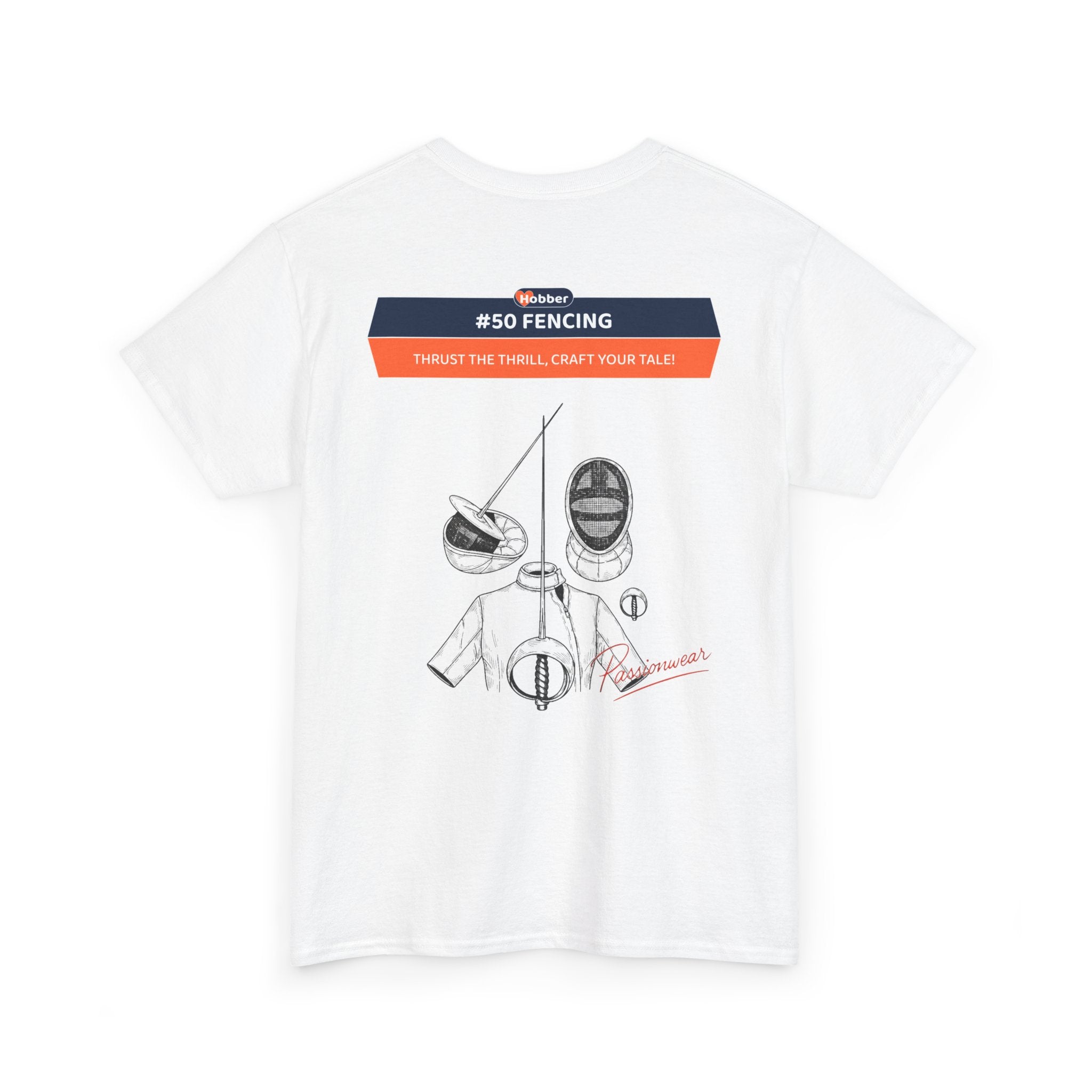 Hobber Mens Sports & Adventure T-Shirt, #50 Fencing