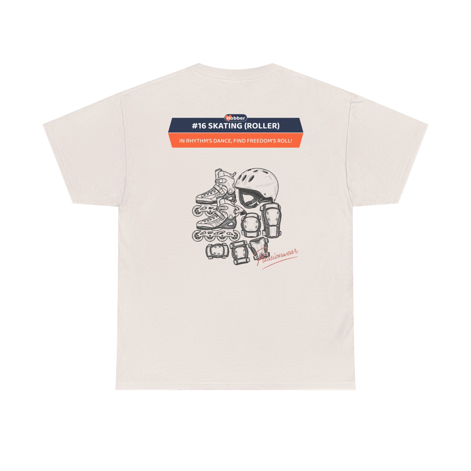 Hobber Unisex Sports & Adventure T-Shirt, #16 Skating (Roller)