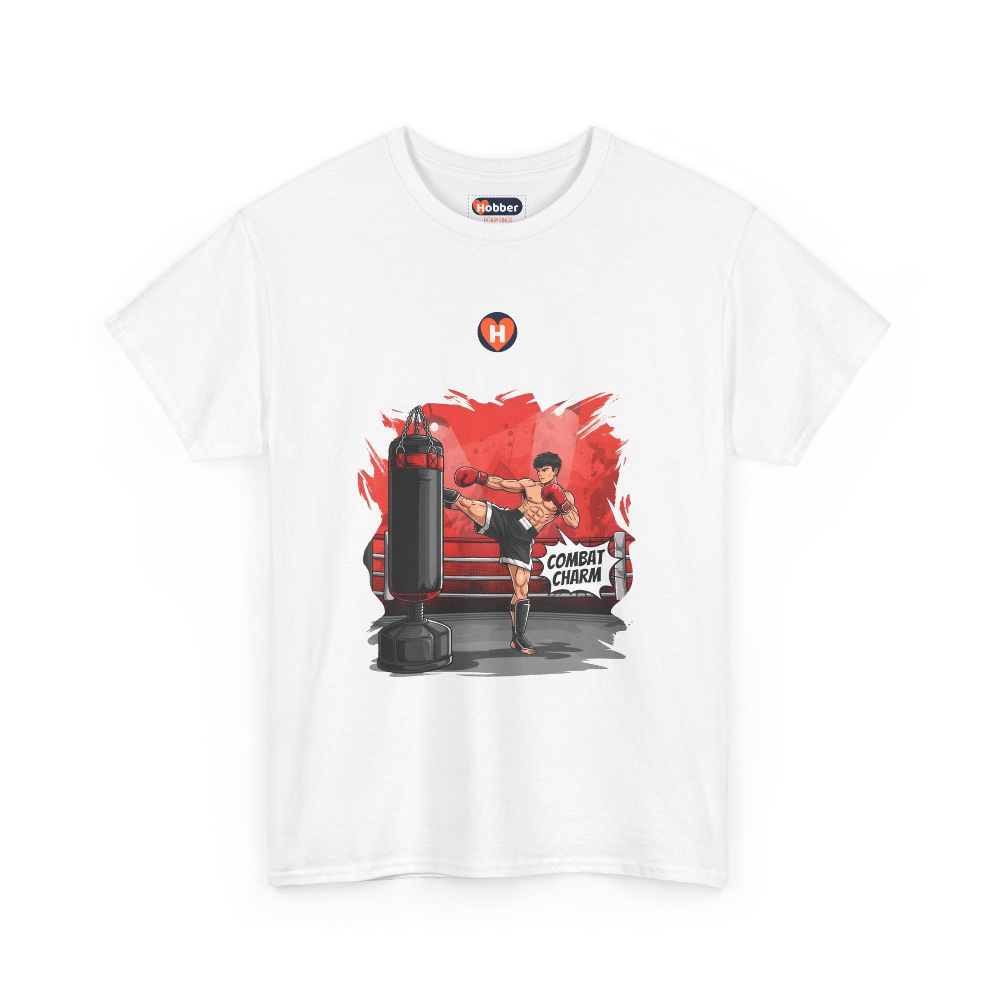 Hobber Mens Sports & Adventure T-Shirt, #48 Kickboxing