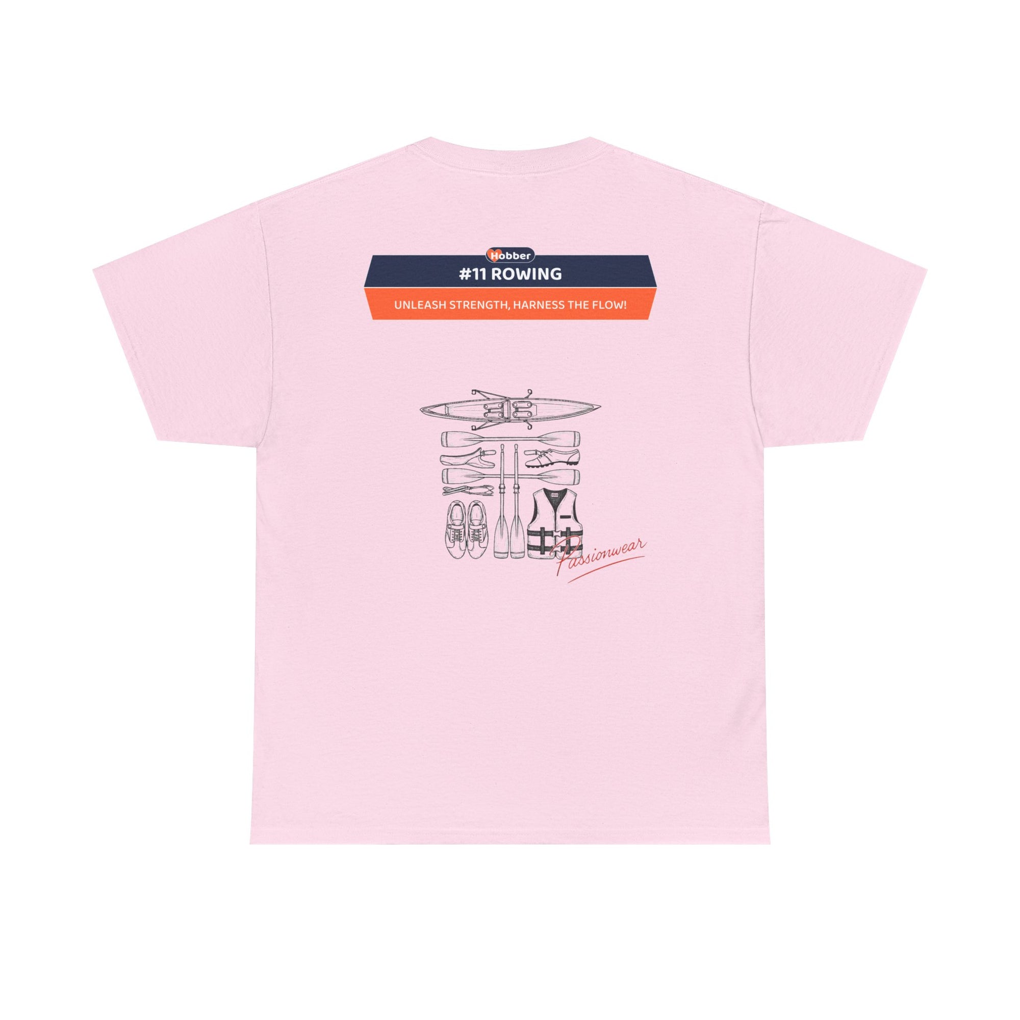 Hobber Mens Sports & Adventure T-Shirt, #11 Rowing