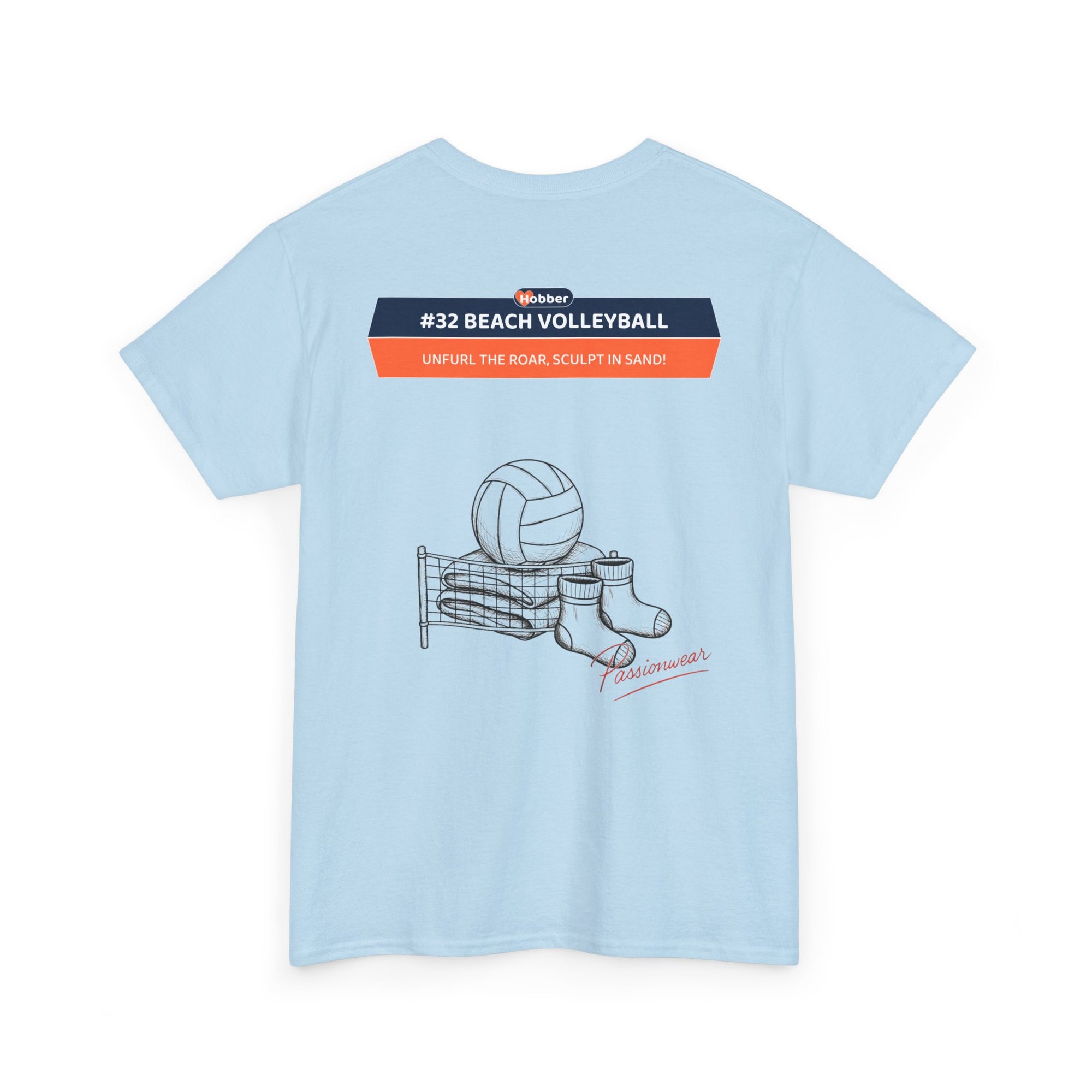 Hobber Unisex Sports & Adventure T-Shirt, #32 Beach volleyball