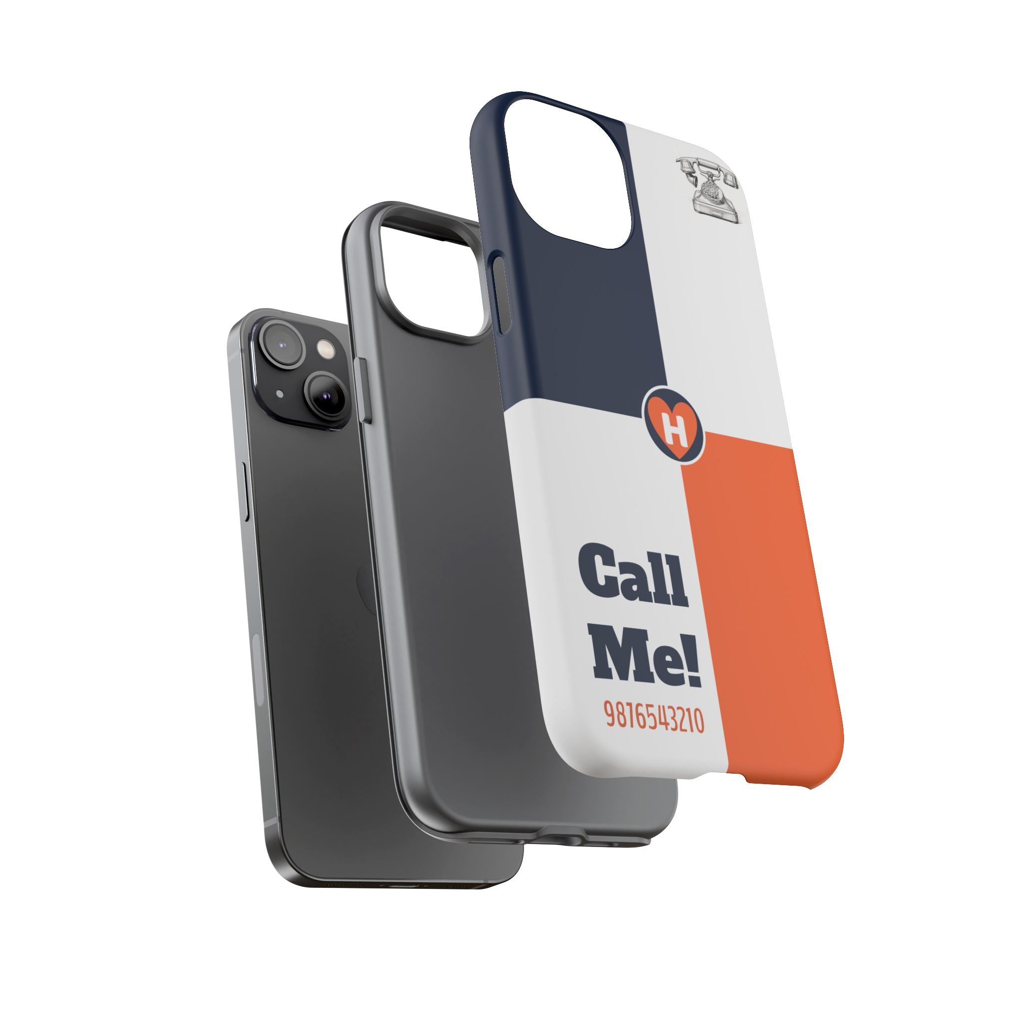 Hobber CallMe: Stylish Phone Case for Tough Protection, Customizable Cover, Durable Design