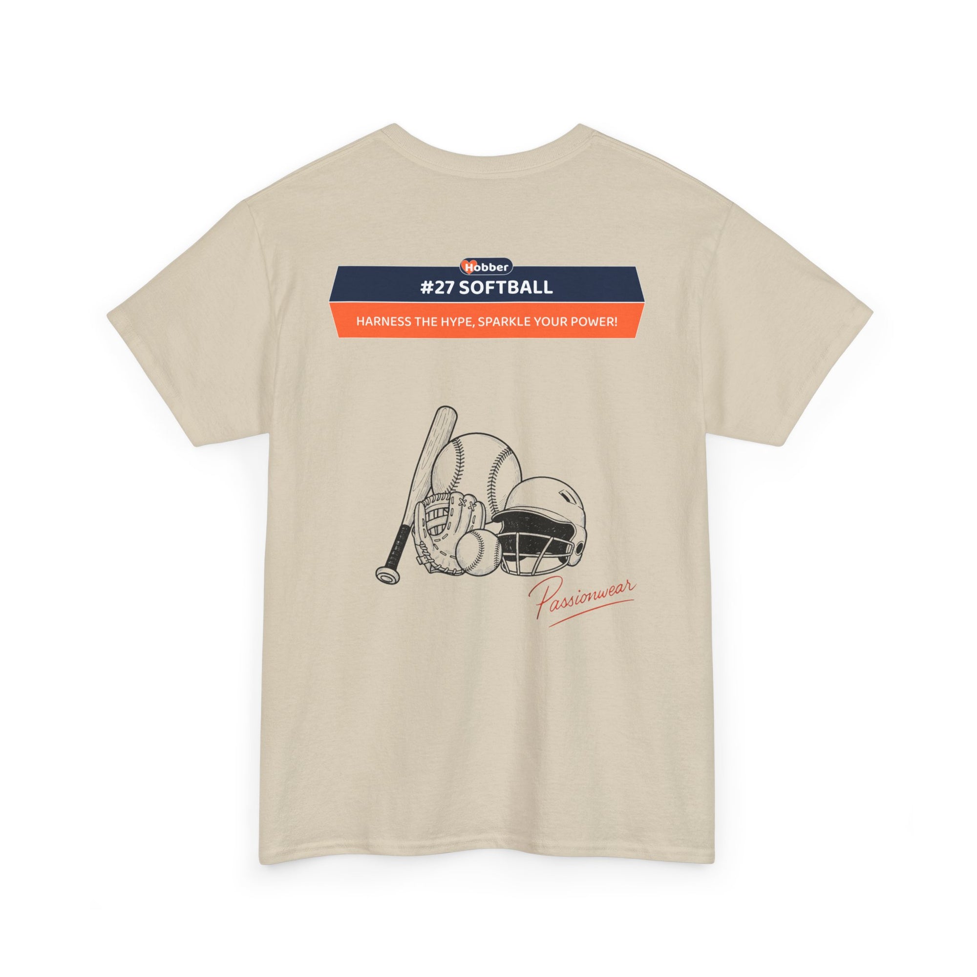 Hobber Unisex Sports & Adventure T-Shirt, #27 Softball