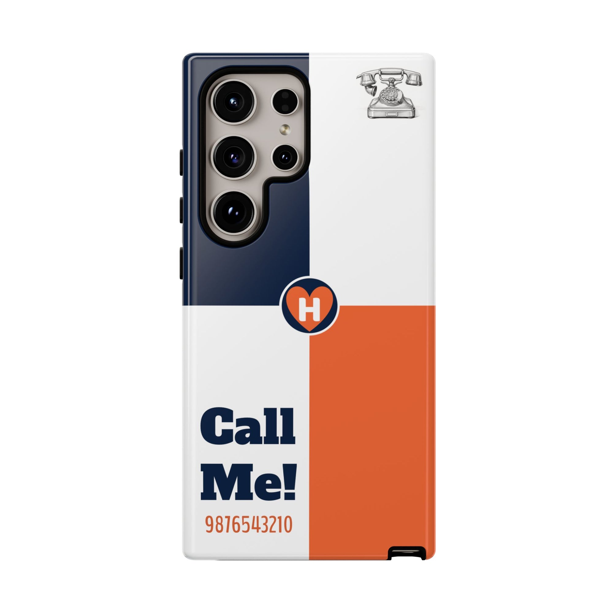 Hobber CallMe: Stylish Phone Case for Tough Protection, Customizable Cover for Gift, Sports Fans, Birthday, Everyday Use, Durable Design