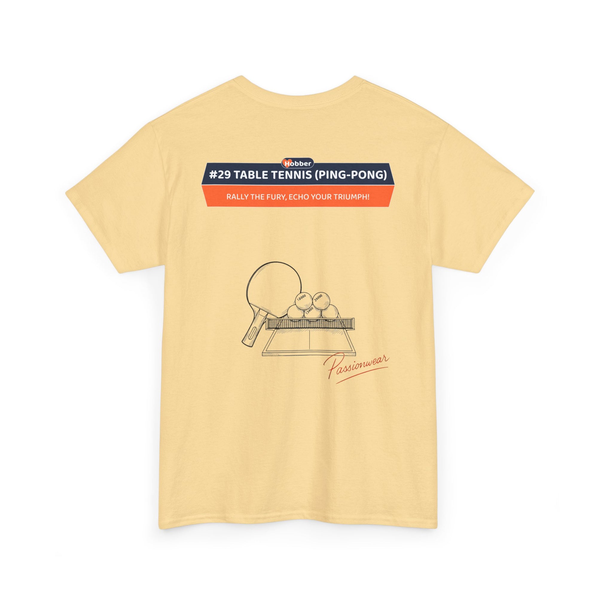 Hobber Unisex Sports & Adventure T-Shirt, #29 Table tennis (Ping-pong)