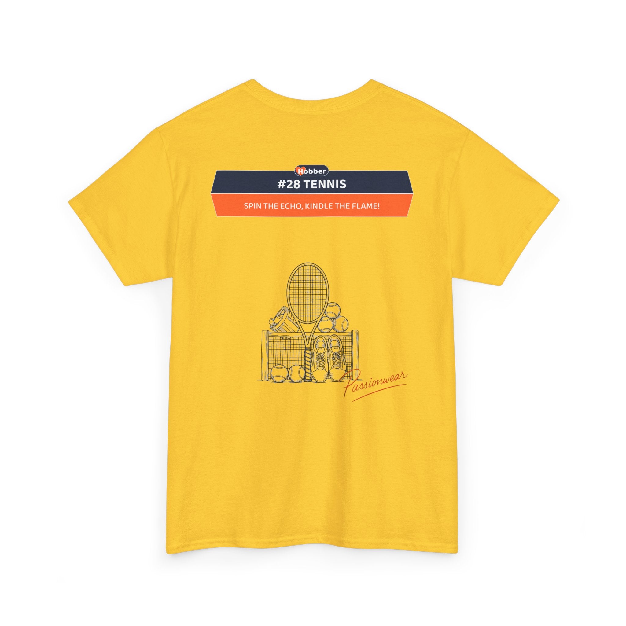 Hobber Unisex Sports & Adventure T-Shirt, #28 Tennis