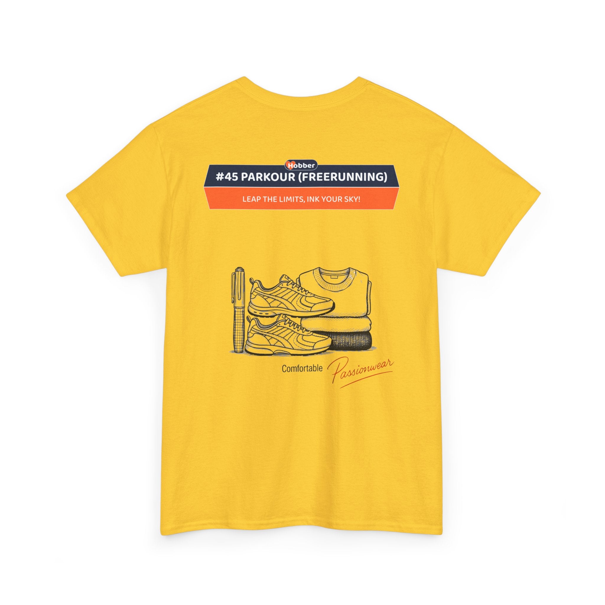 Hobber Mens Sports & Adventure T-Shirt, #45 Parkour (Freerunning)