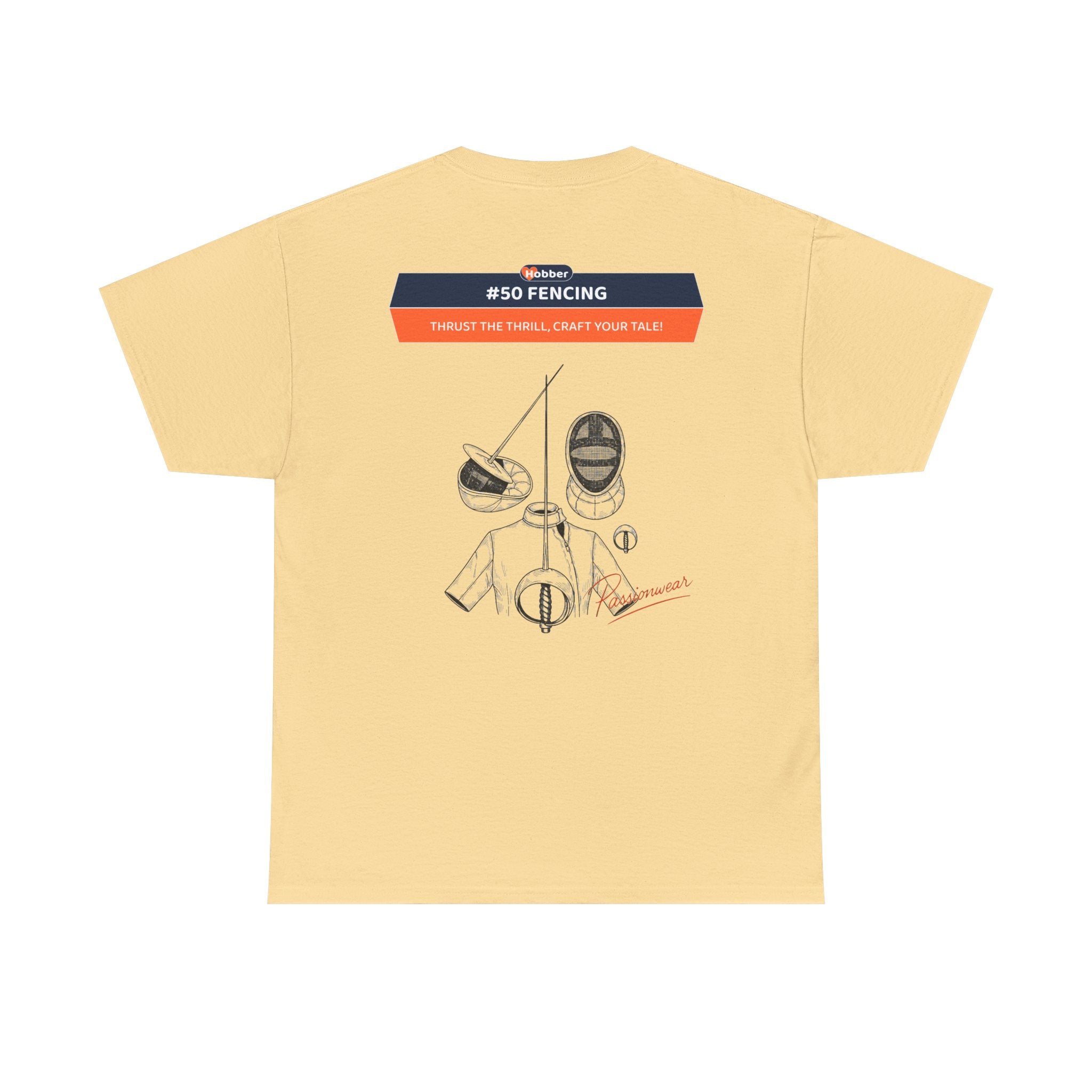 Hobber Mens Sports & Adventure T-Shirt, #50 Fencing