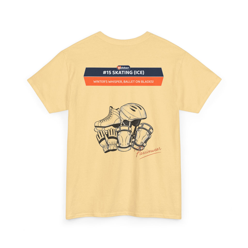 Hobber Unisex Sports & Adventure T-Shirt, #15 Skating (Ice)
