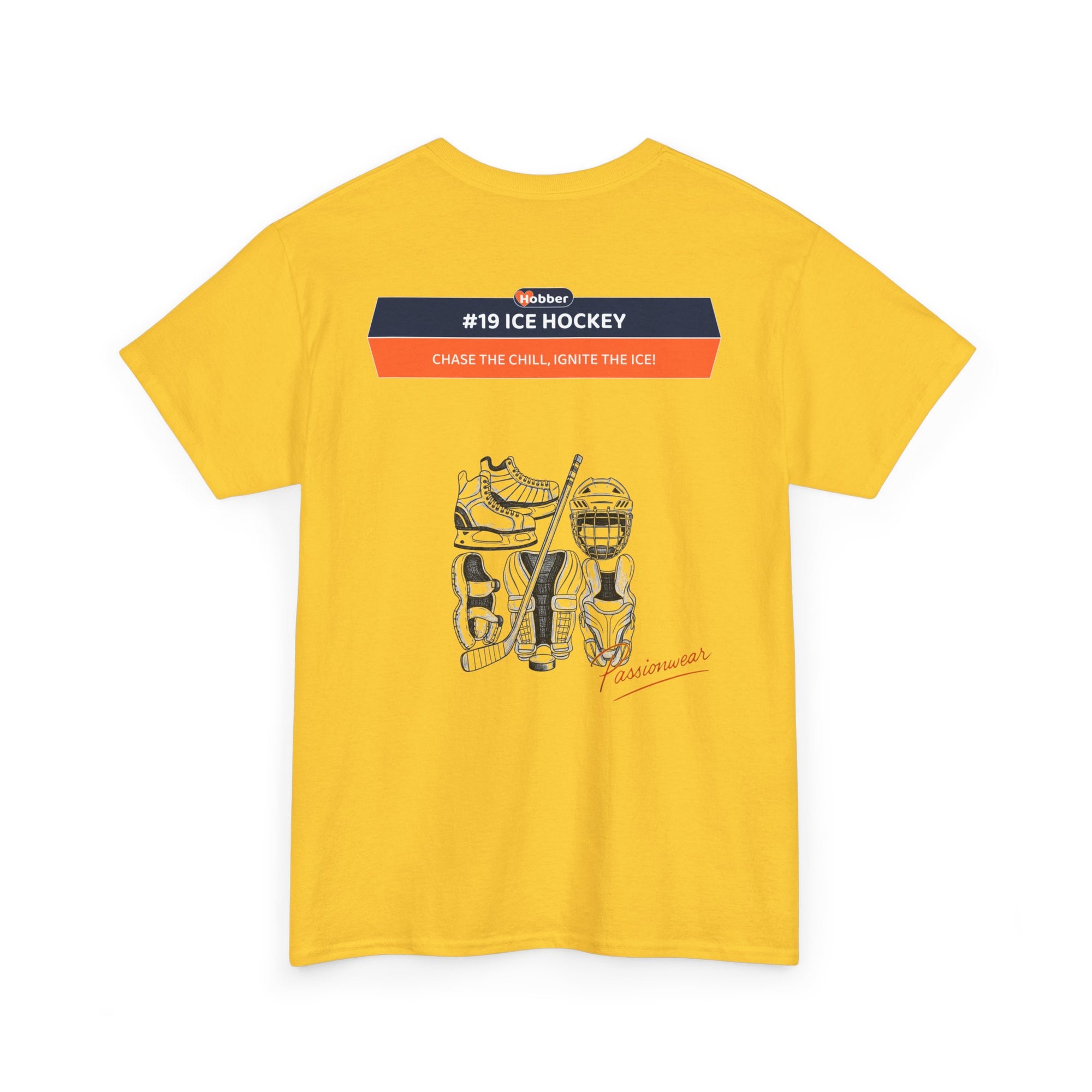 Hobber Mens Sports & Adventure T-Shirt, #19 Ice hockey