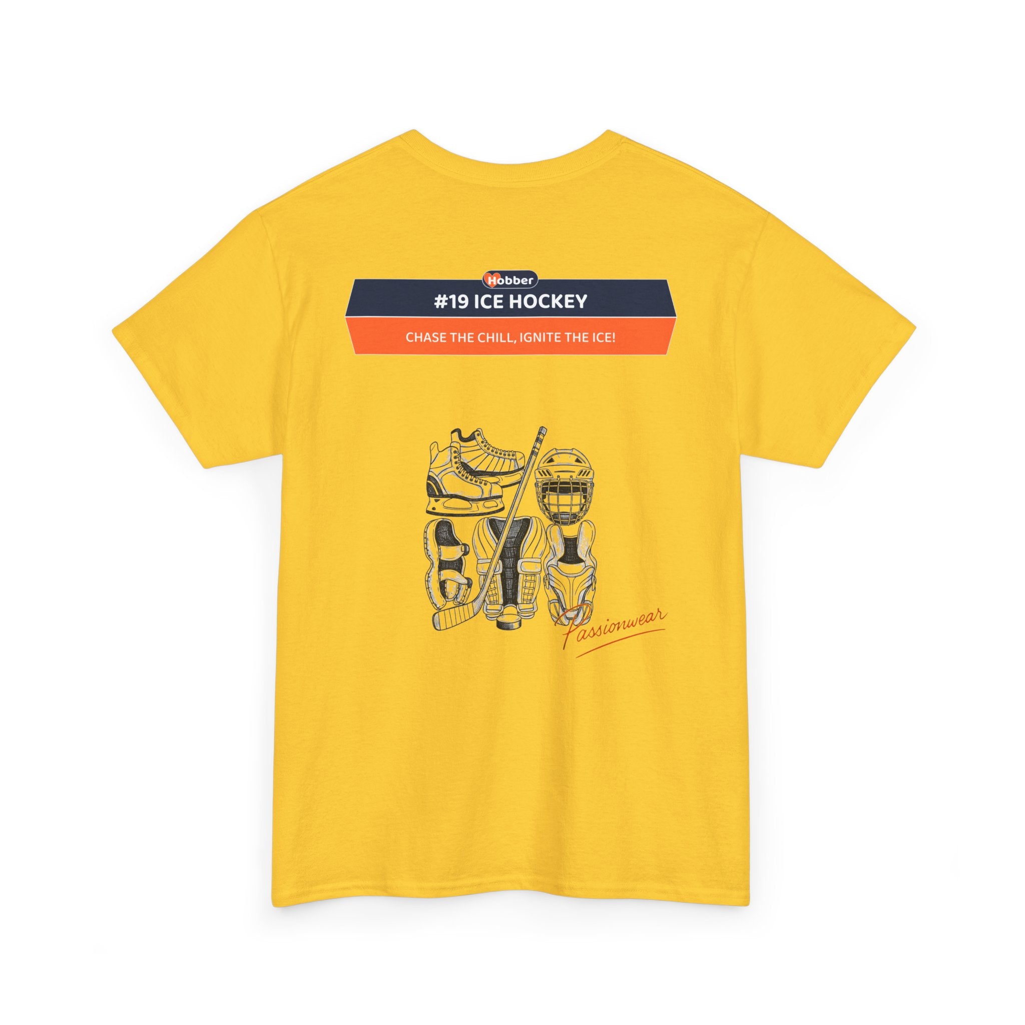Hobber Mens Sports & Adventure T-Shirt, #19 Ice hockey