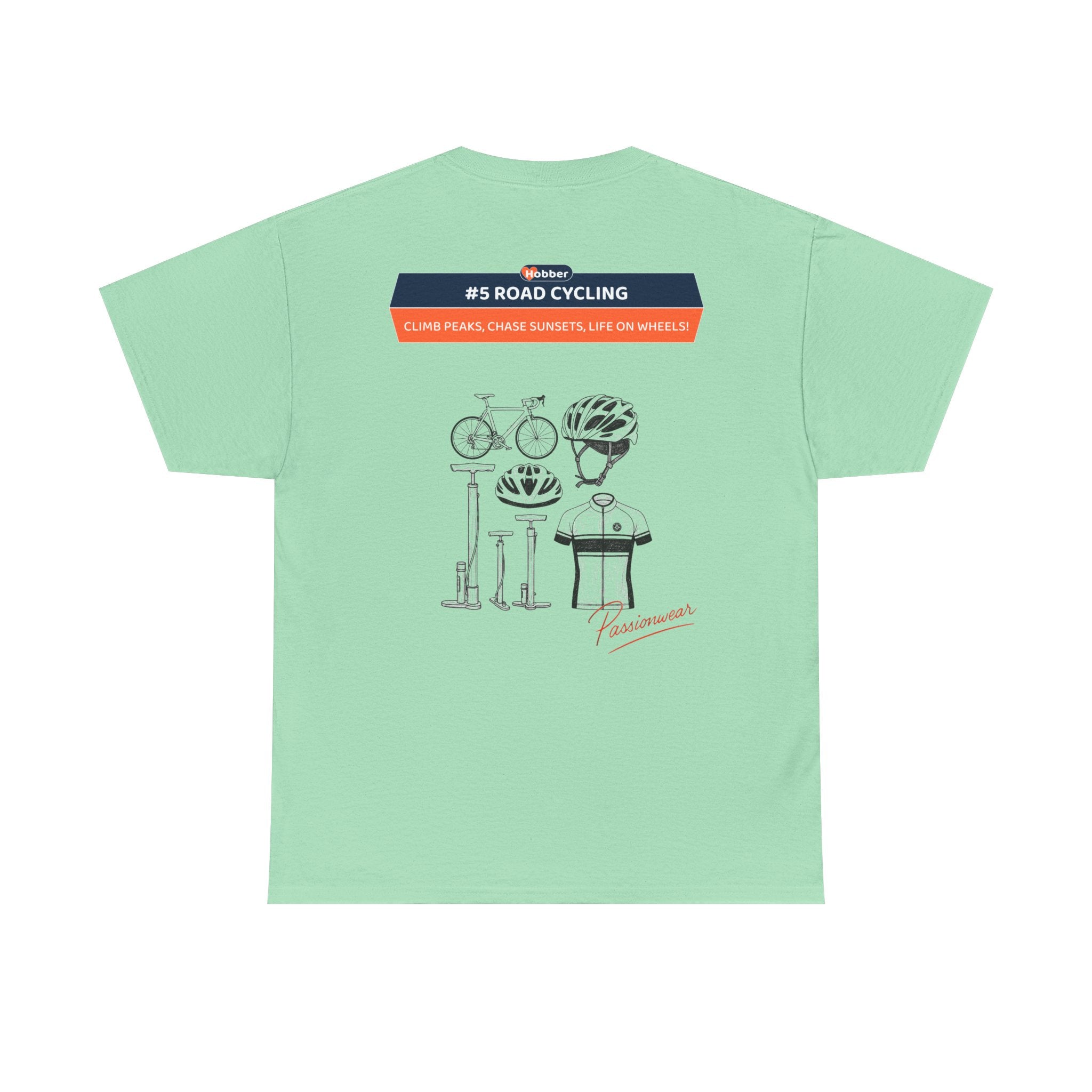 Hobber Unisex Sports & Adventure T-Shirt, #5 Road cycling