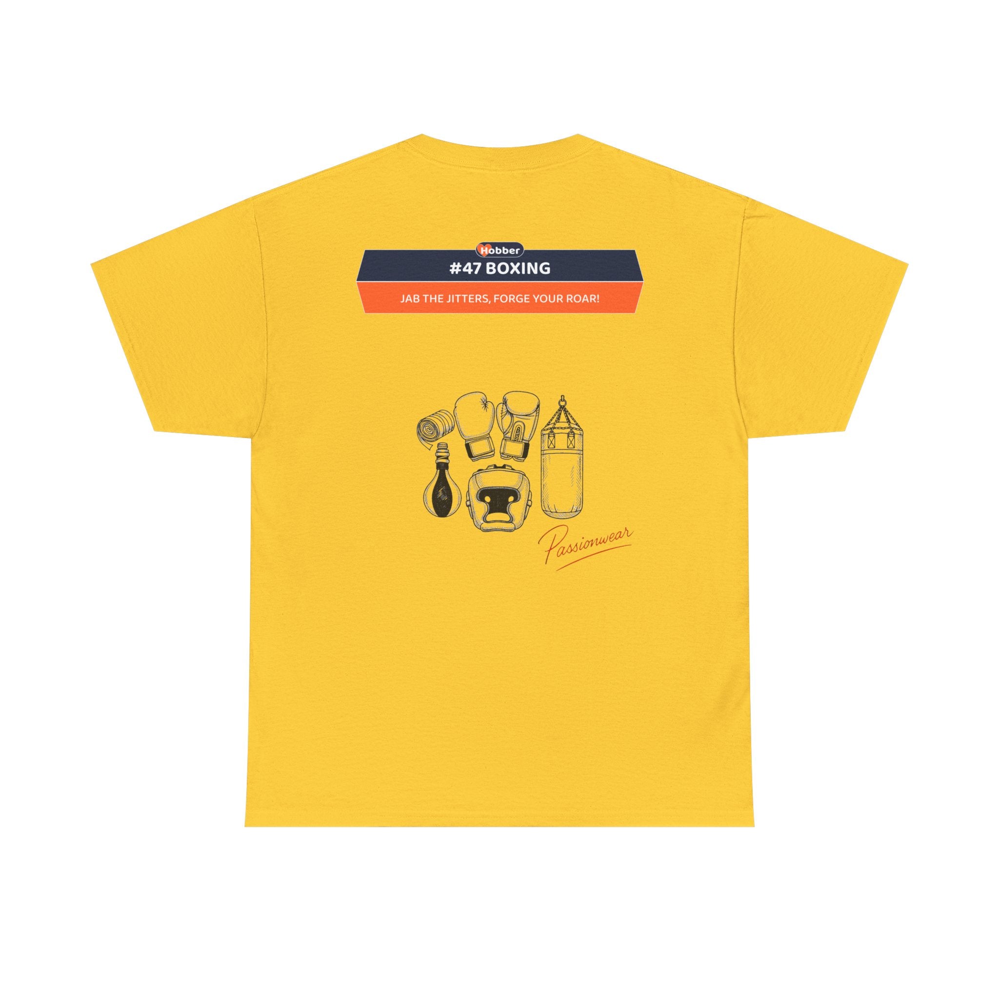 Hobber Mens Sports & Adventure T-Shirt, #47 Boxing