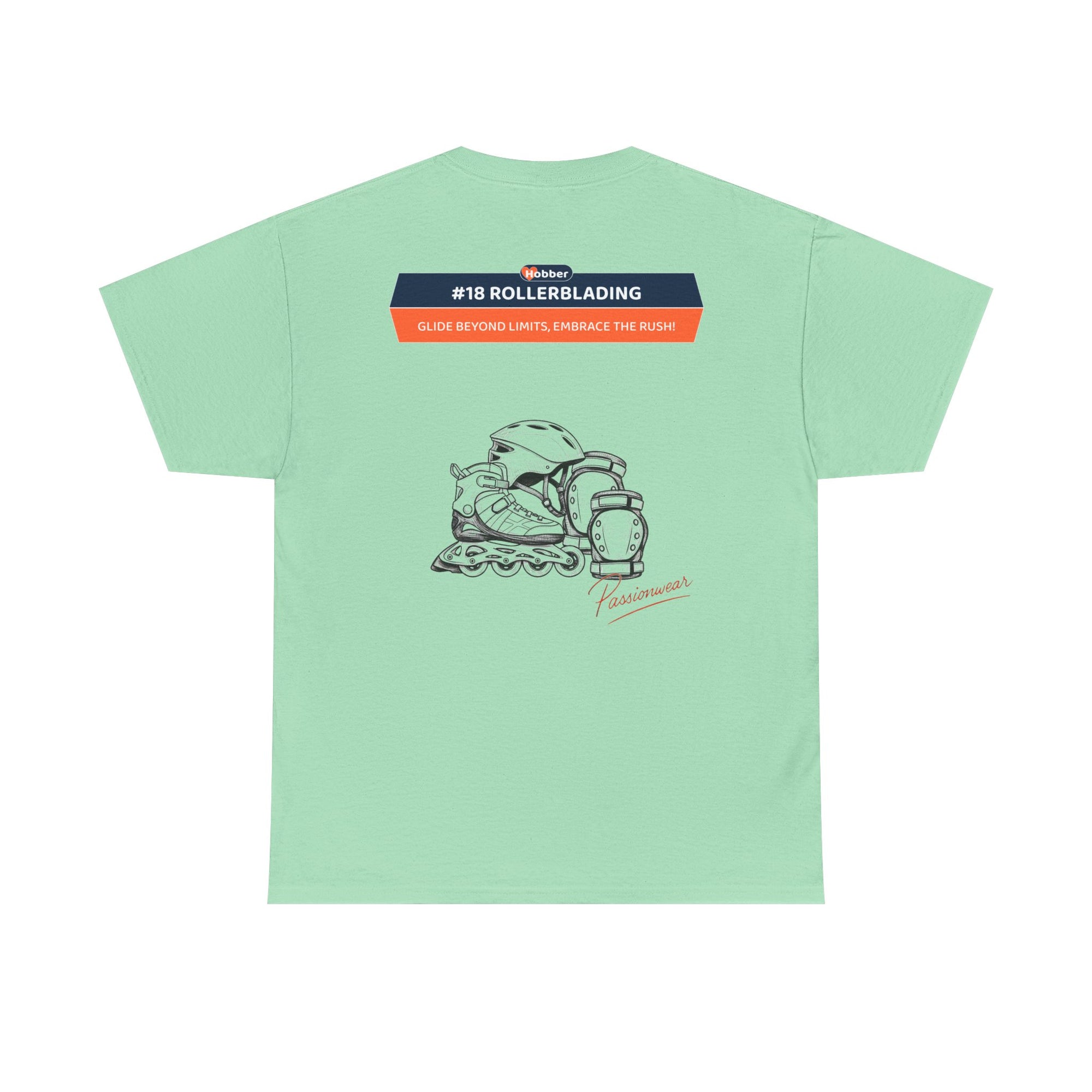 Hobber Unisex Sports & Adventure T-Shirt, #18 Rollerblading