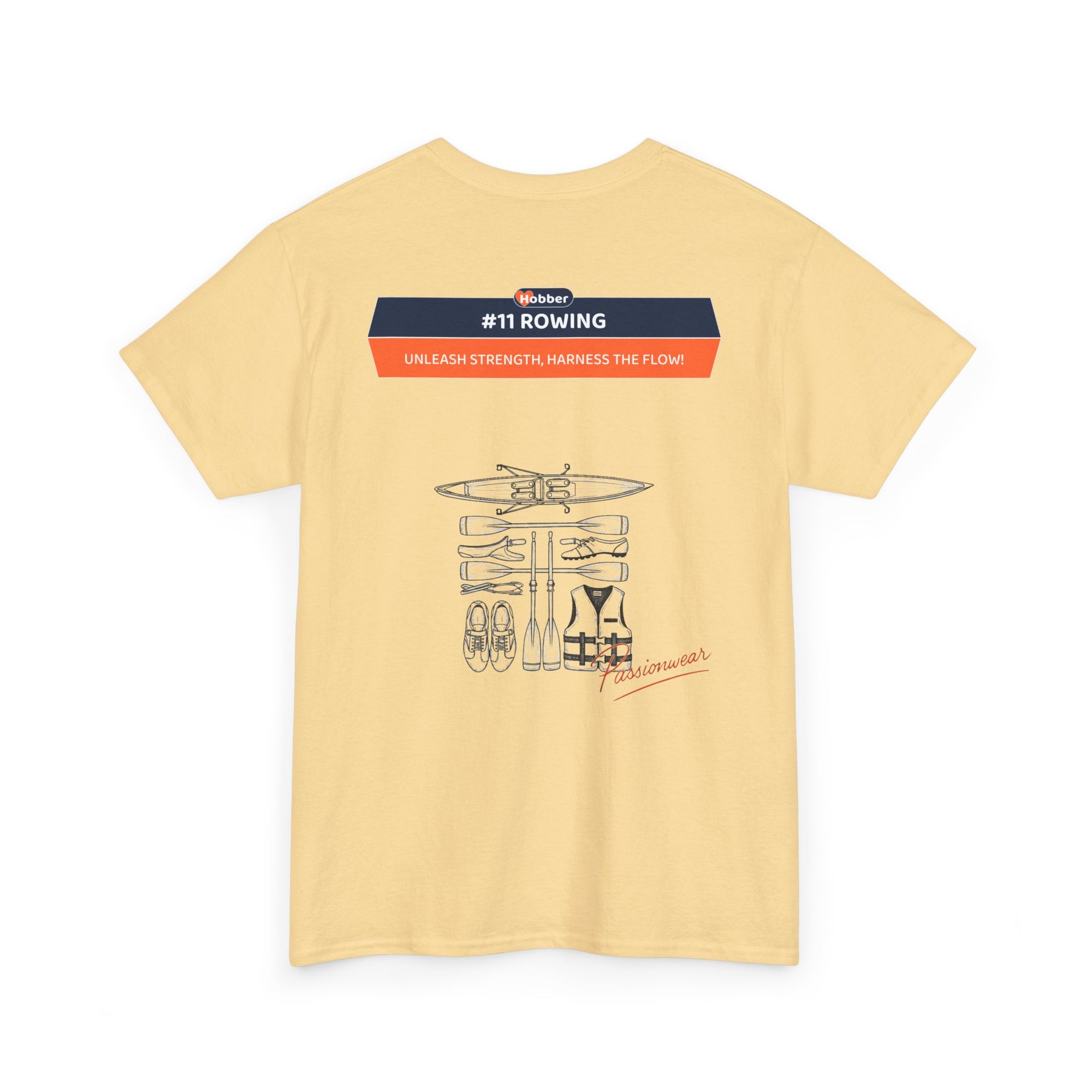 Hobber Mens Sports & Adventure T-Shirt, #11 Rowing