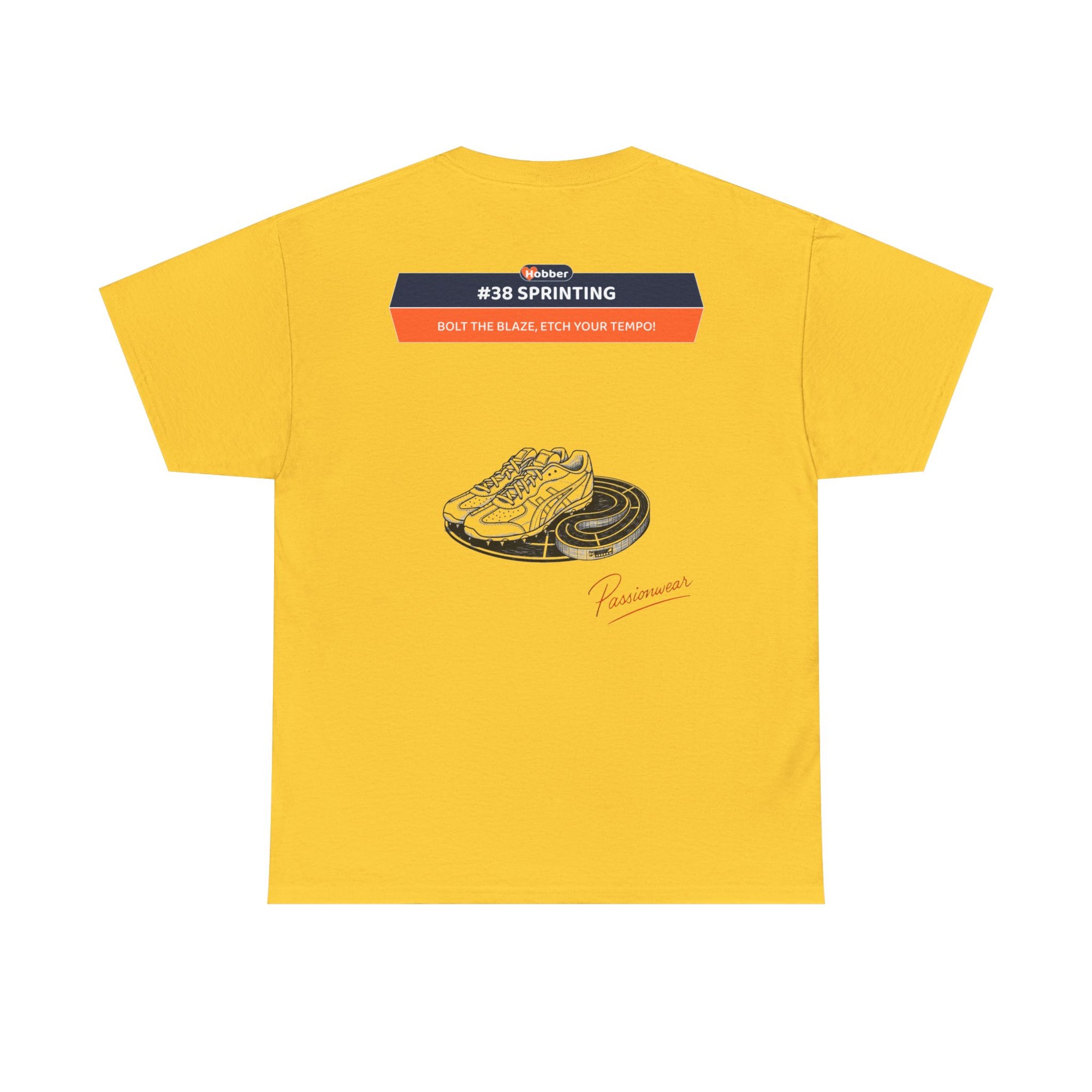 Hobber Mens Sports & Adventure T-Shirt, #38 Sprinting