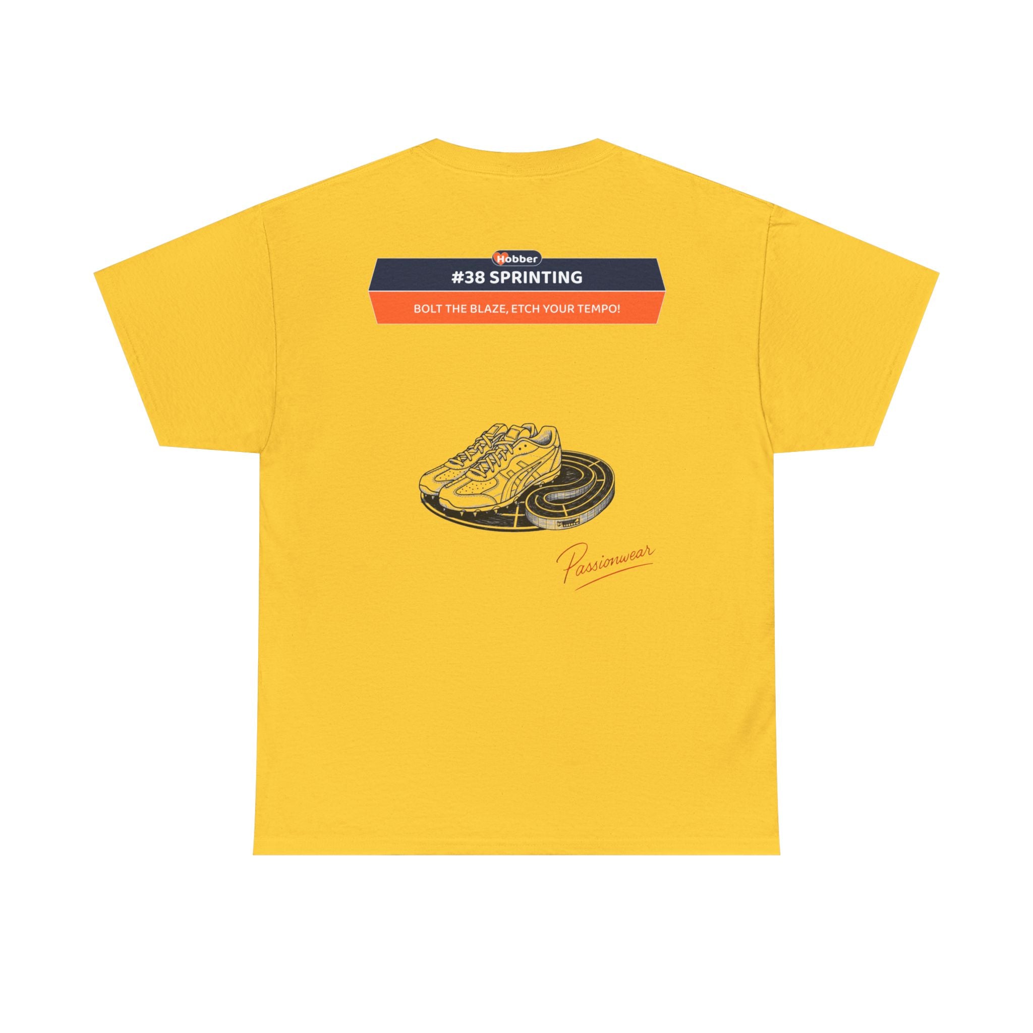 Hobber Mens Sports & Adventure T-Shirt, #38 Sprinting
