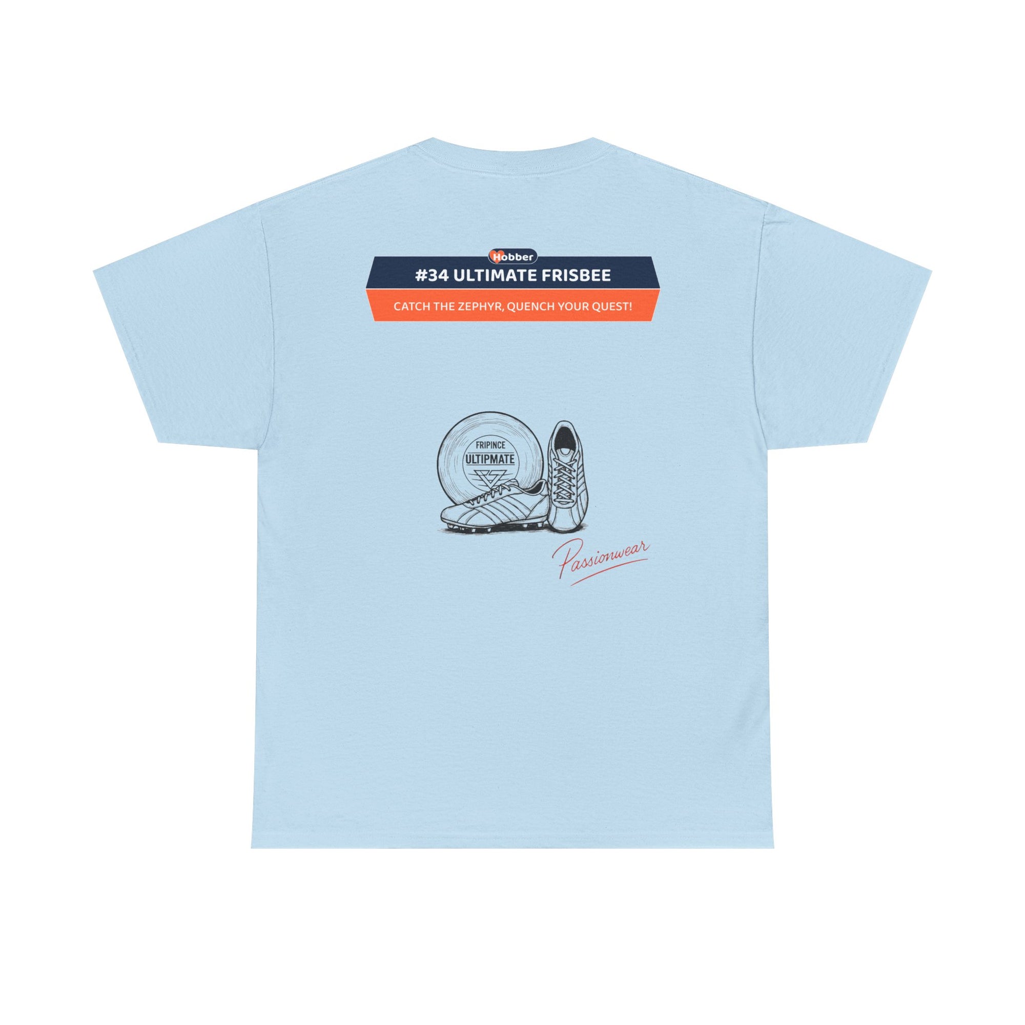 Hobber Unisex Sports & Adventure T-Shirt, #34 Ultimate Frisbee