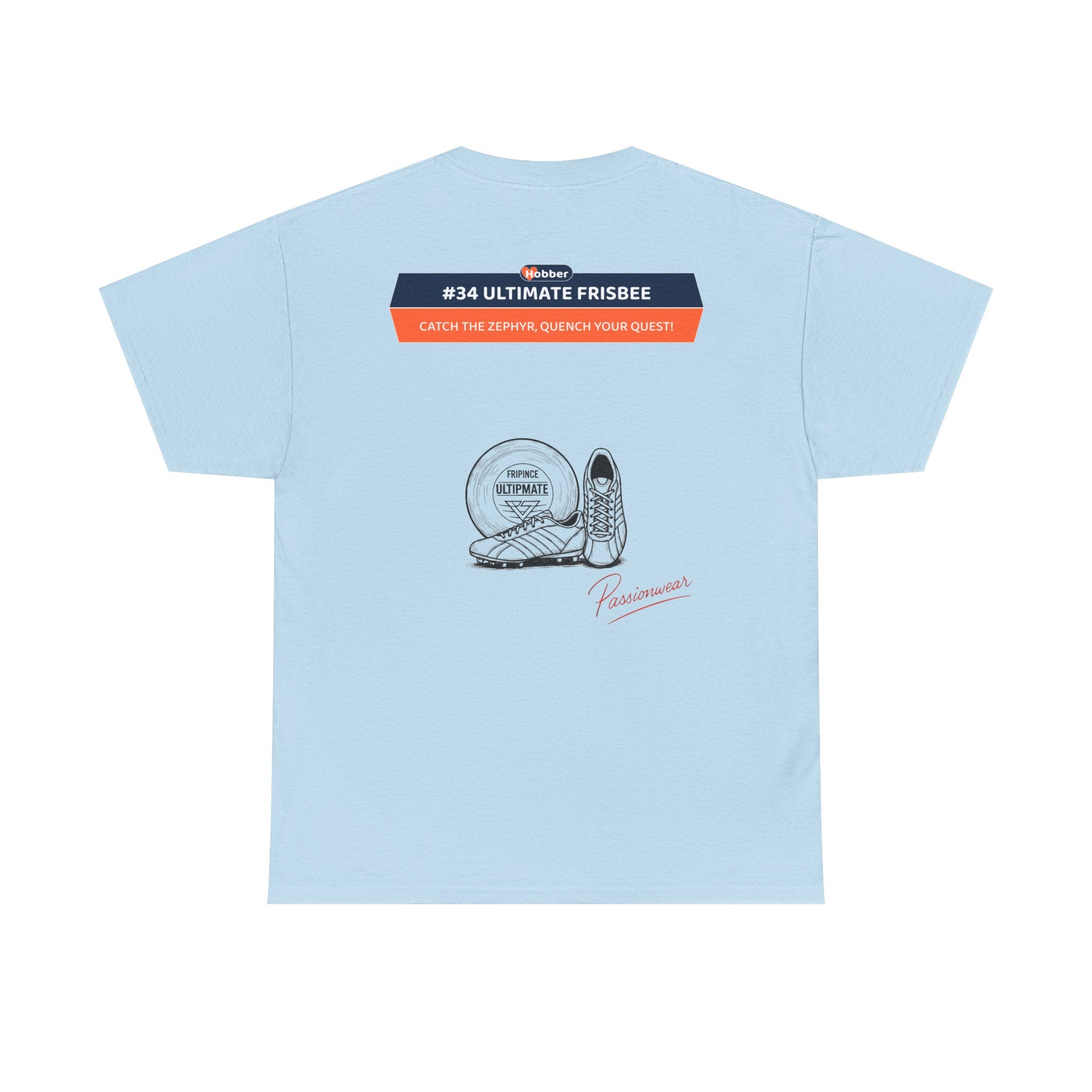 Hobber Unisex Sports & Adventure T-Shirt, #34 Ultimate Frisbee