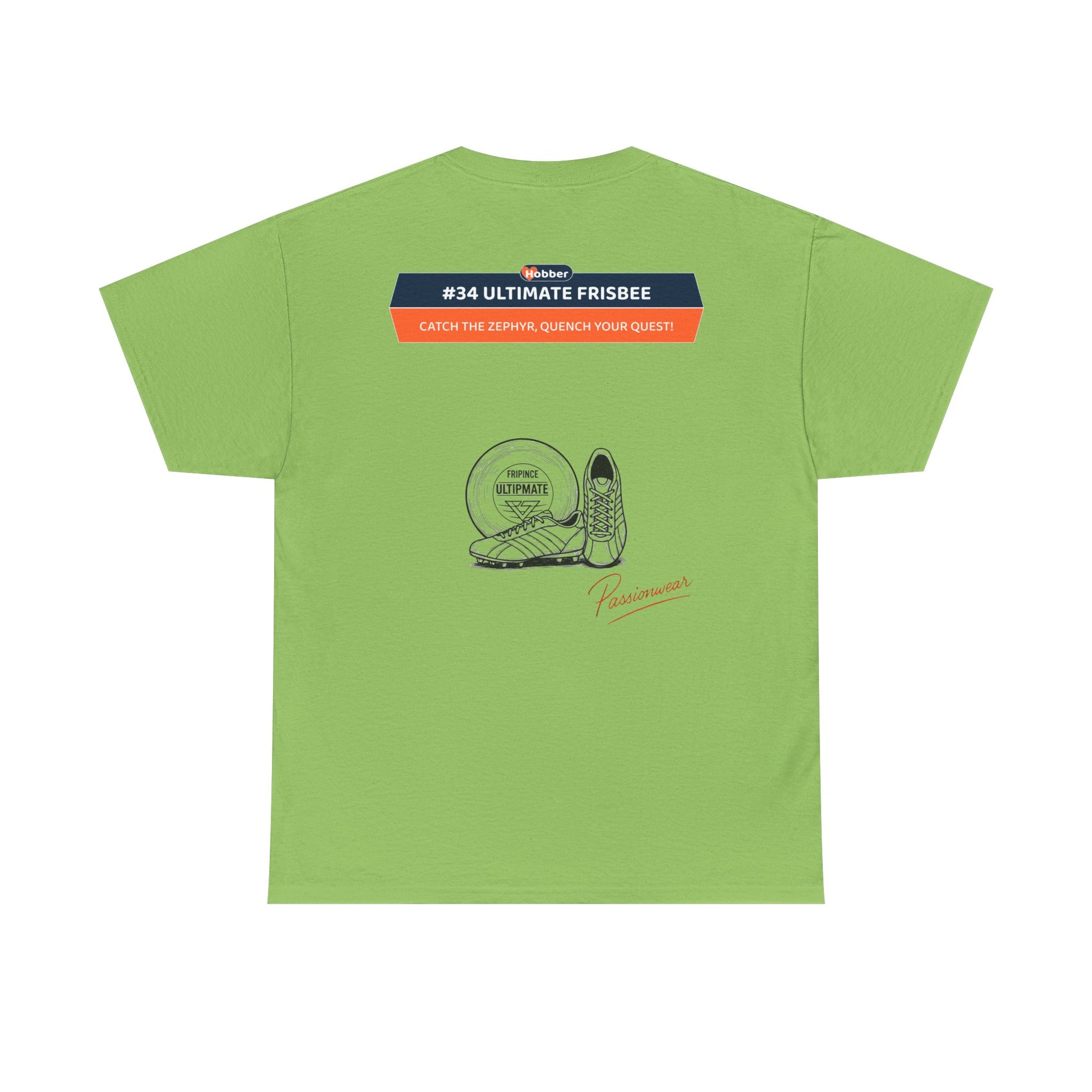 Hobber Unisex Sports & Adventure T-Shirt, #34 Ultimate Frisbee