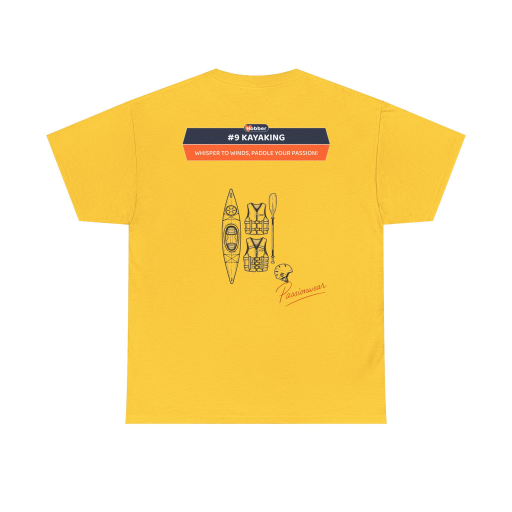 Hobber Unisex Sports & Adventure T-Shirt, #9 Kayaking