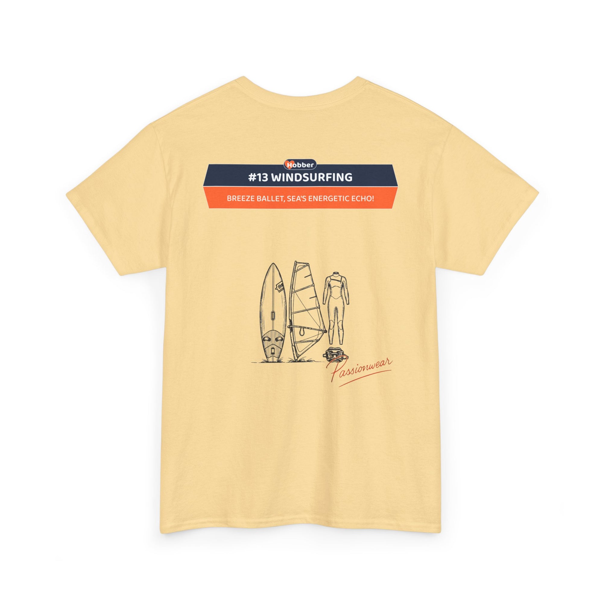 Hobber Mens Sports & Adventure T-Shirt, #13 Windsurfing