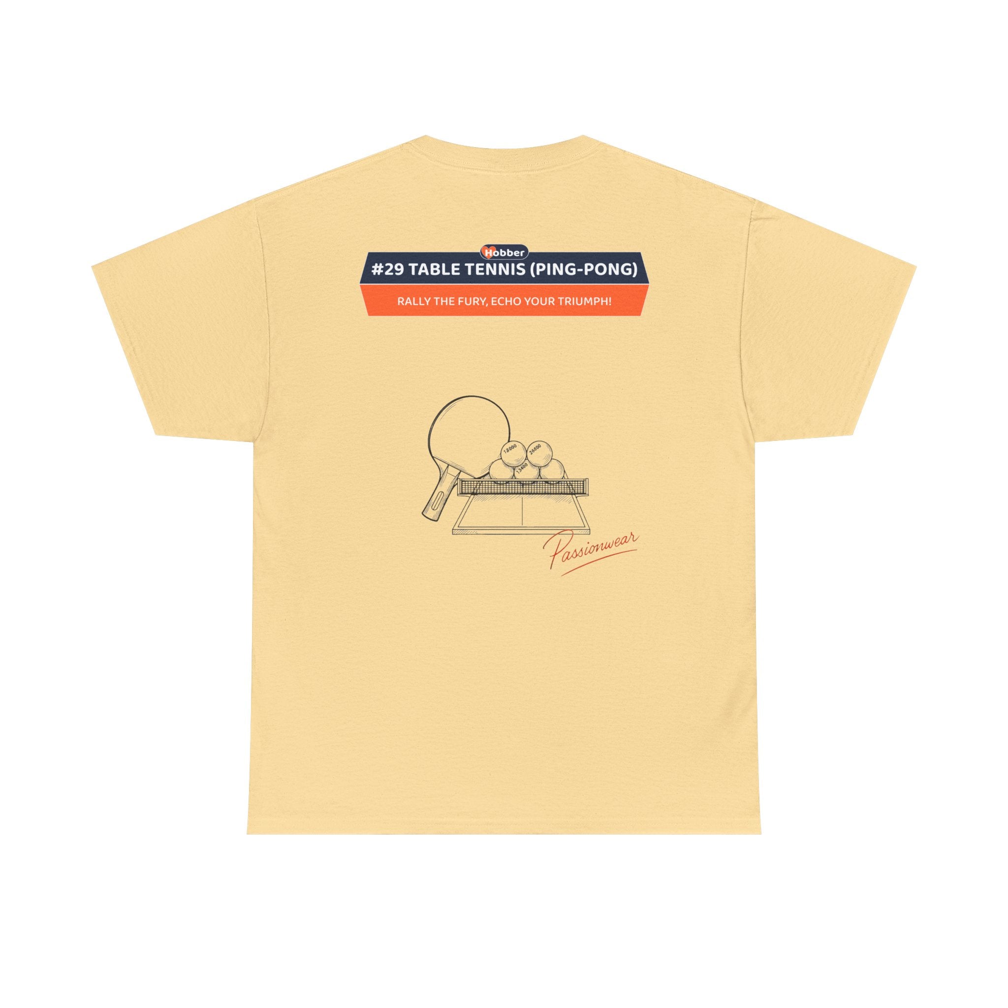 Hobber Unisex Sports & Adventure T-Shirt, #29 Table tennis (Ping-pong)