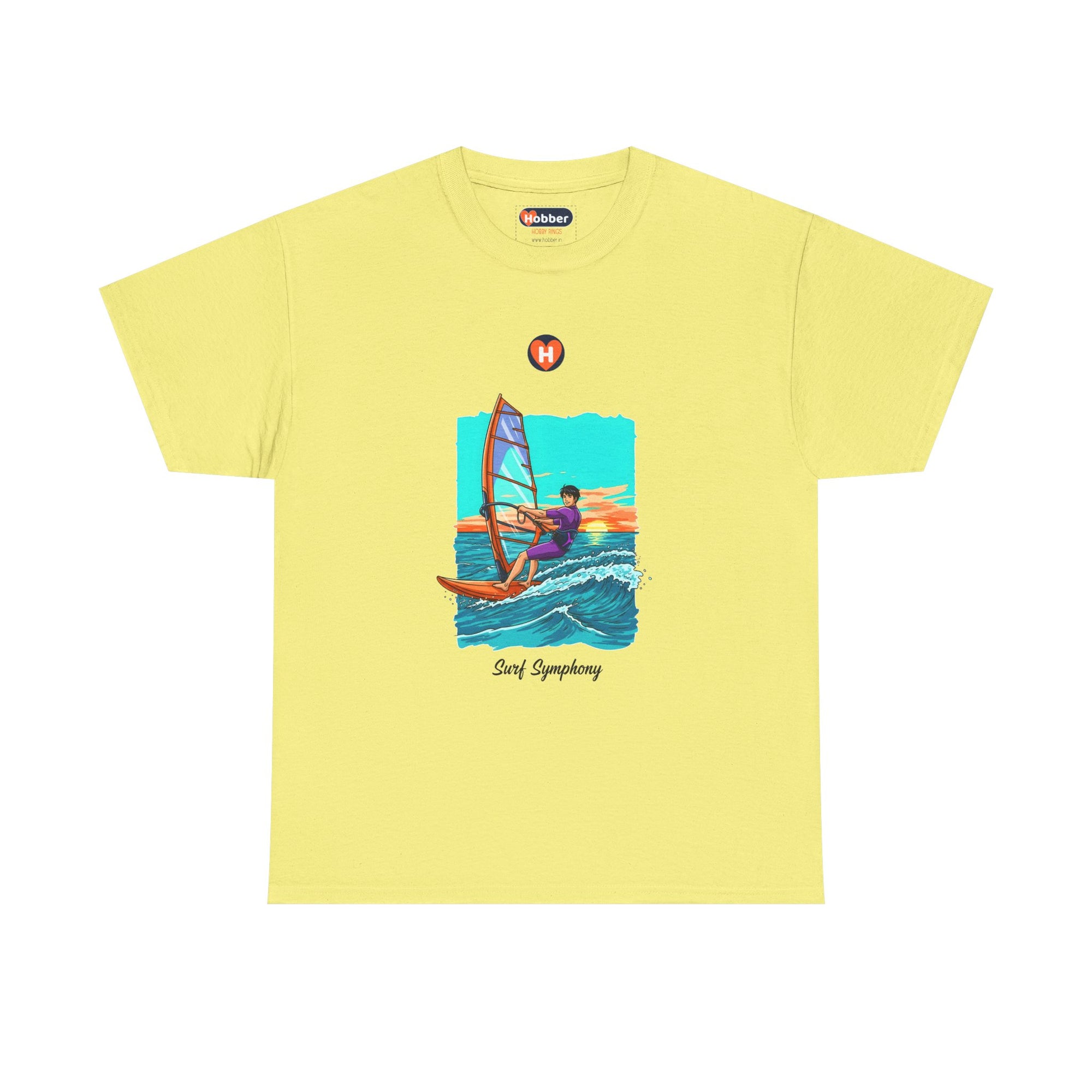 Hobber Mens Sports & Adventure T-Shirt, #13 Windsurfing