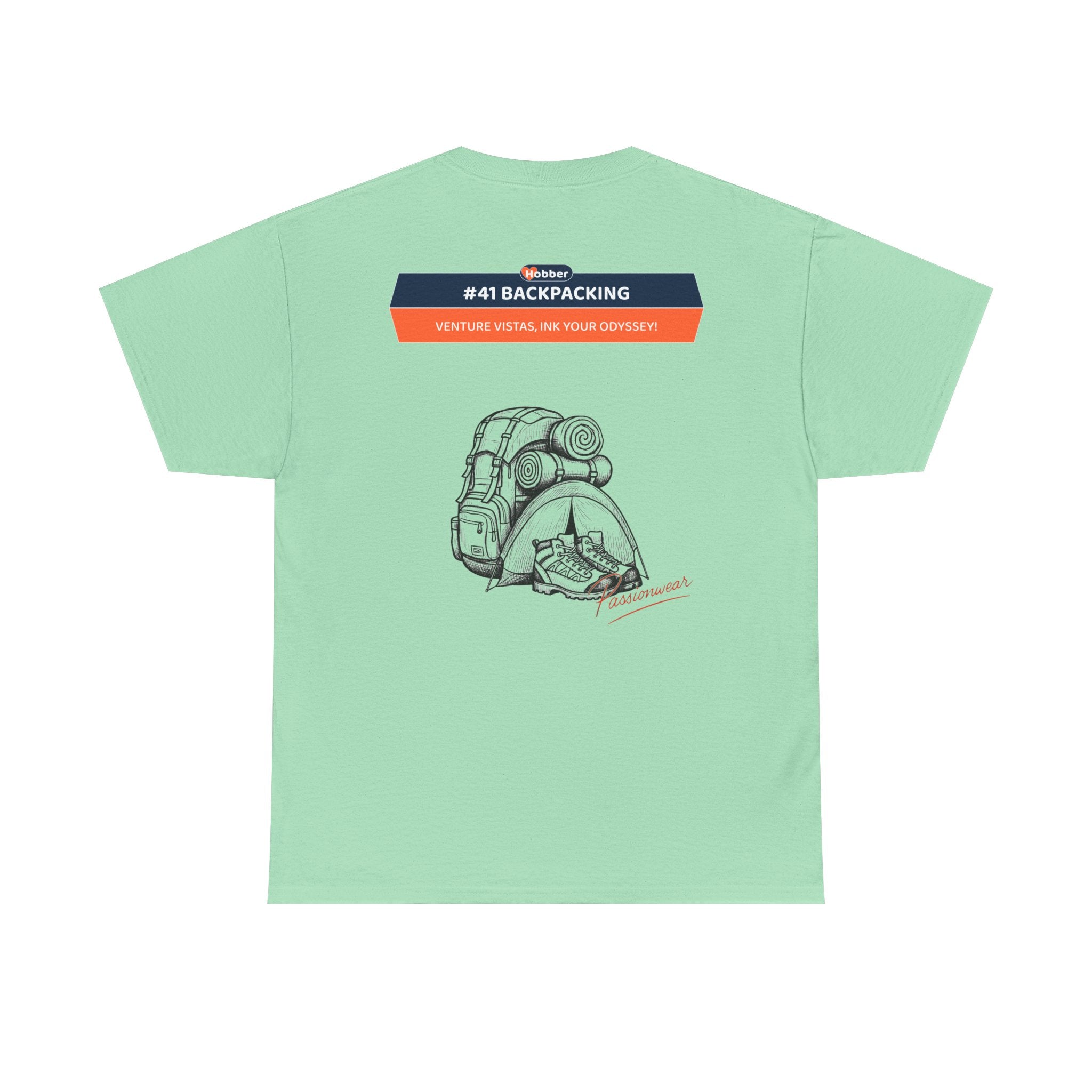 Hobber Unisex Sports & Adventure T-Shirt, #41 Backpacking