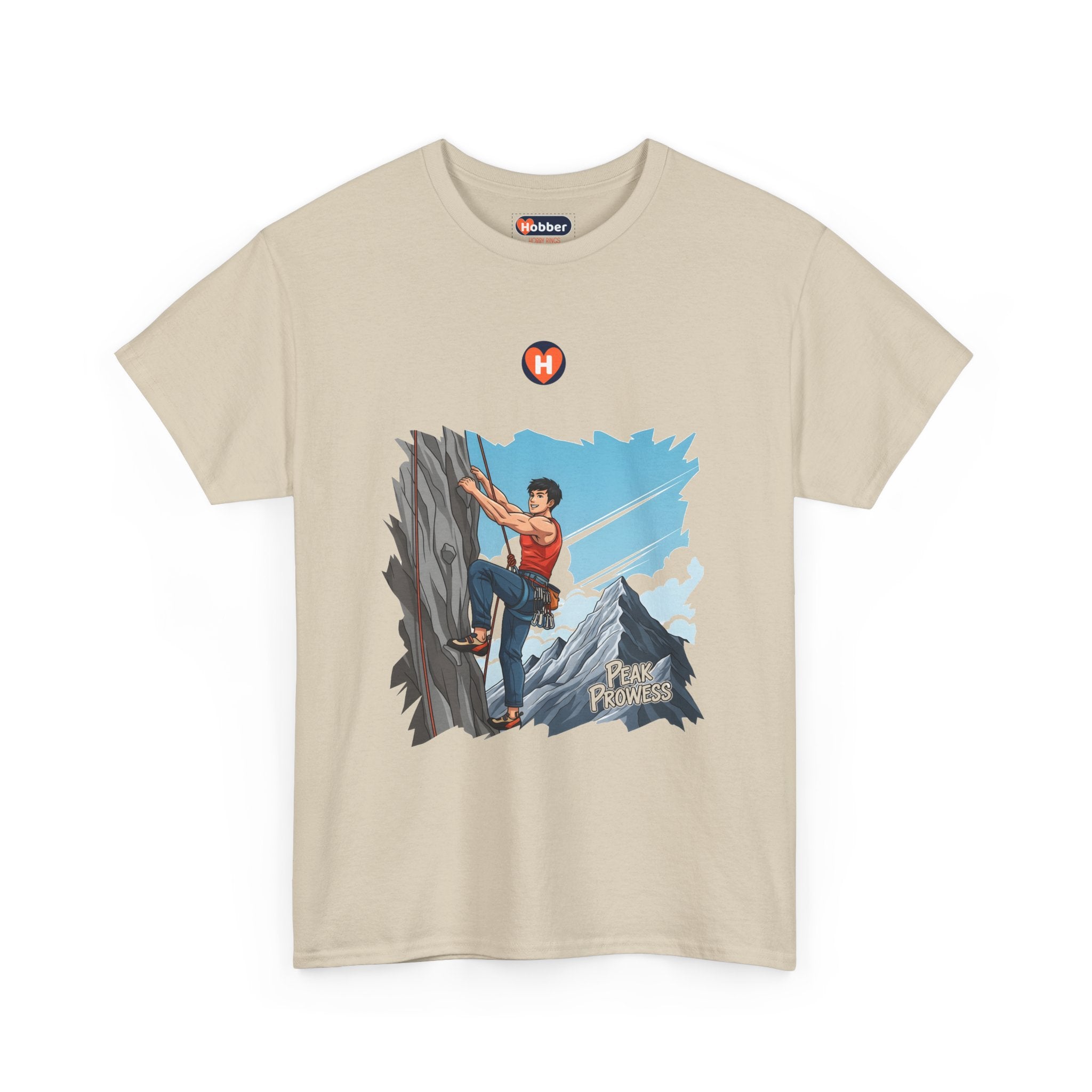 Hobber Mens Sports & Adventure T-Shirt, #43 Climbing (Rock)