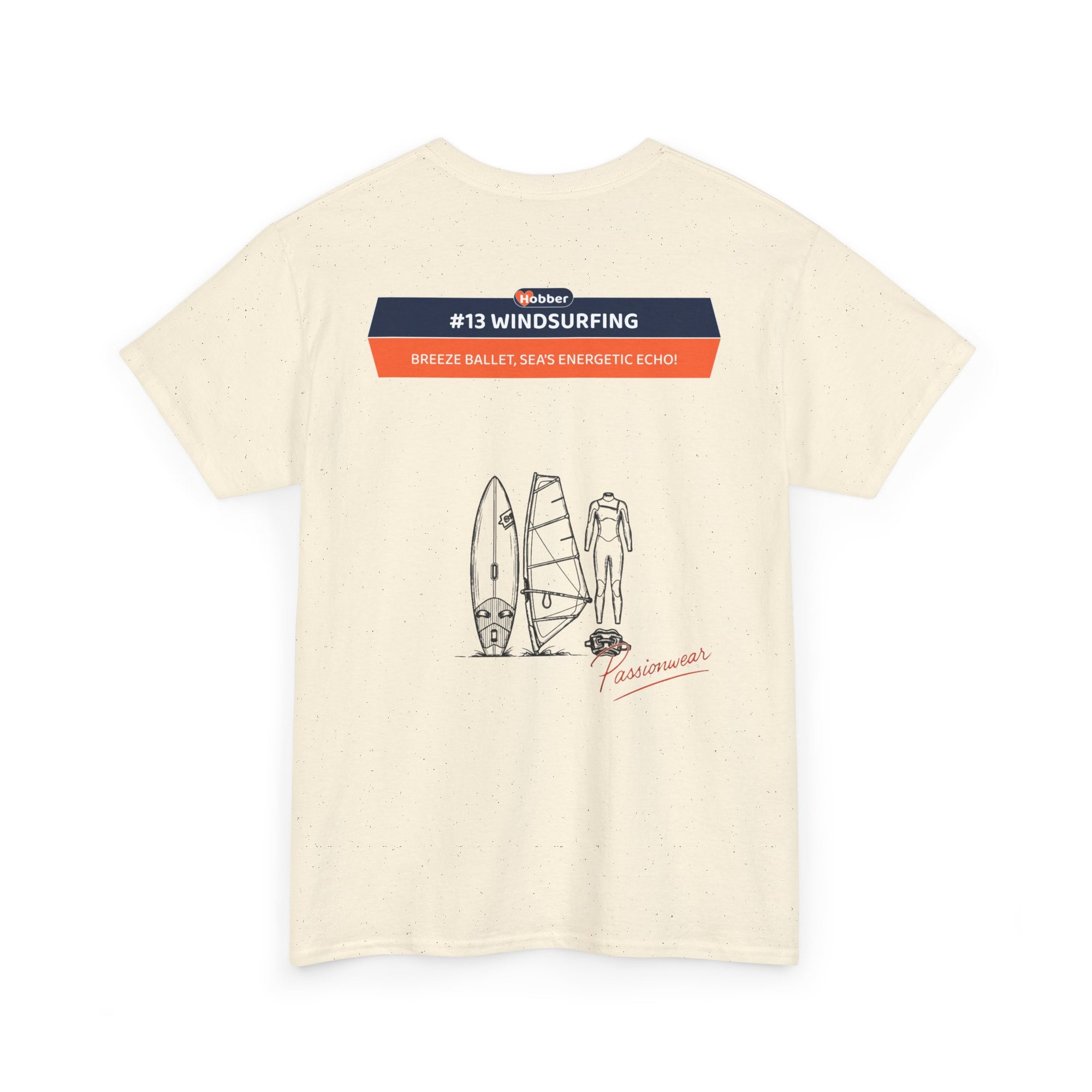 Hobber Mens Sports & Adventure T-Shirt, #13 Windsurfing