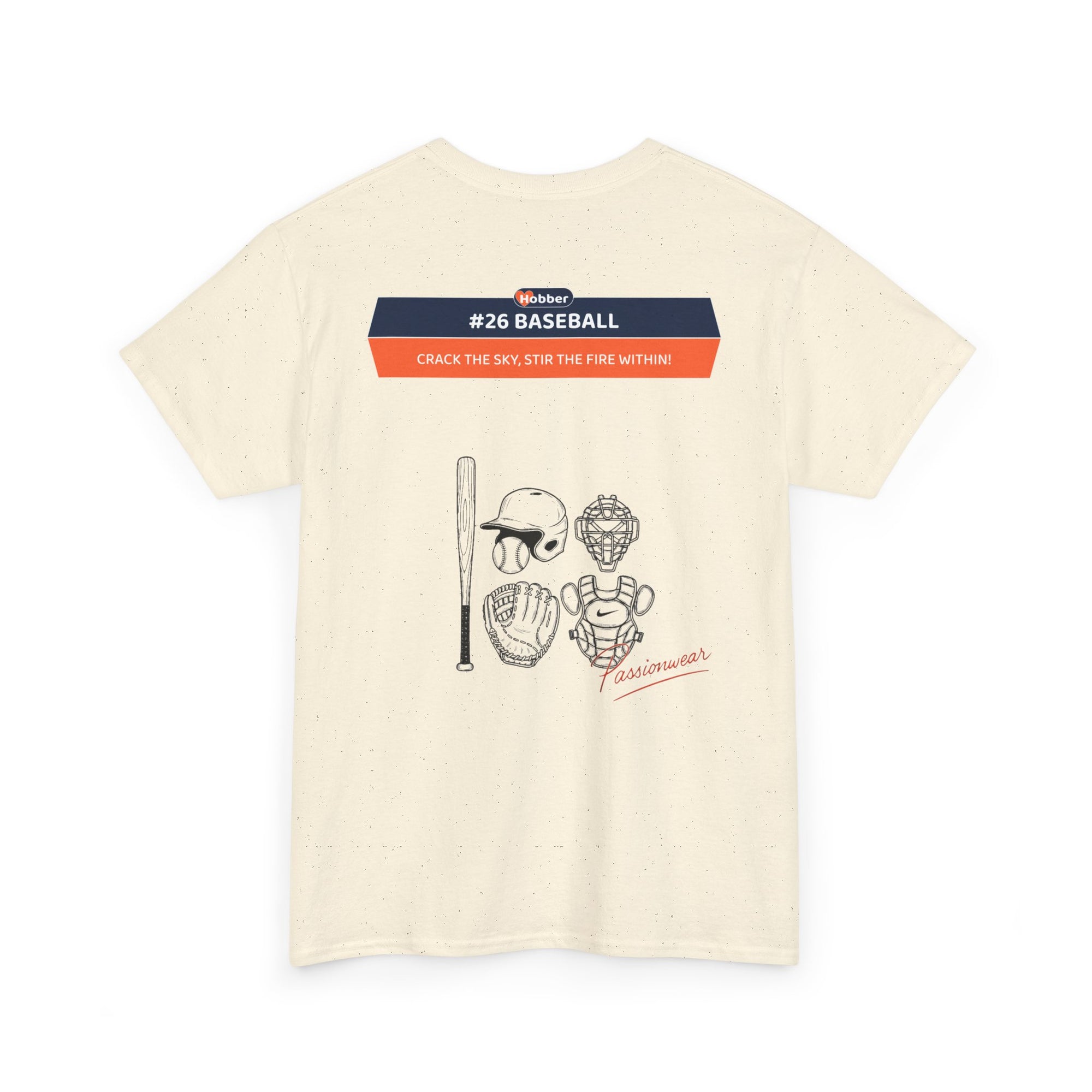 Hobber Mens Sports & Adventure T-Shirt, #26 Baseball