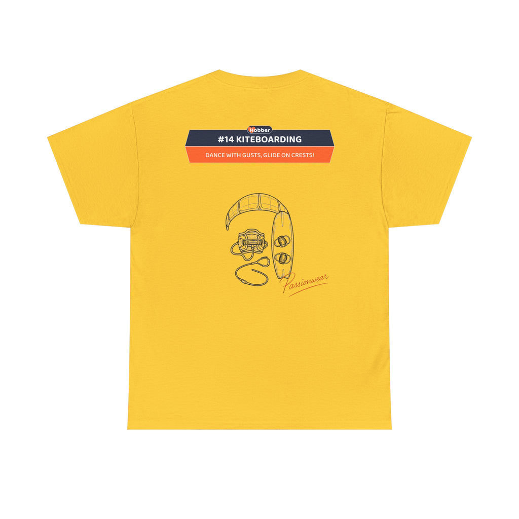 Hobber Mens Sports & Adventure T-Shirt, #14 Kiteboarding