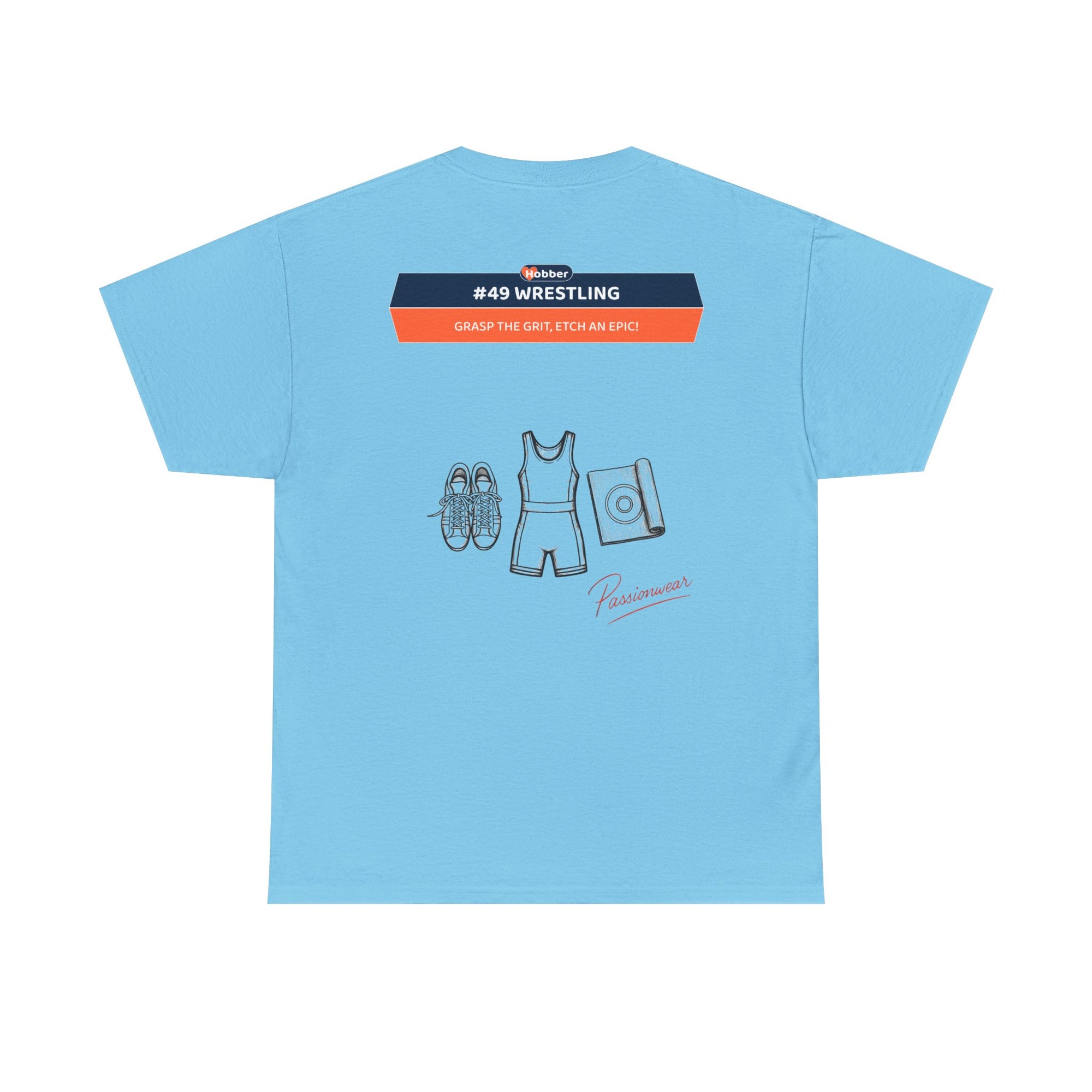 Hobber Mens Sports & Adventure T-Shirt, #49 Wrestling