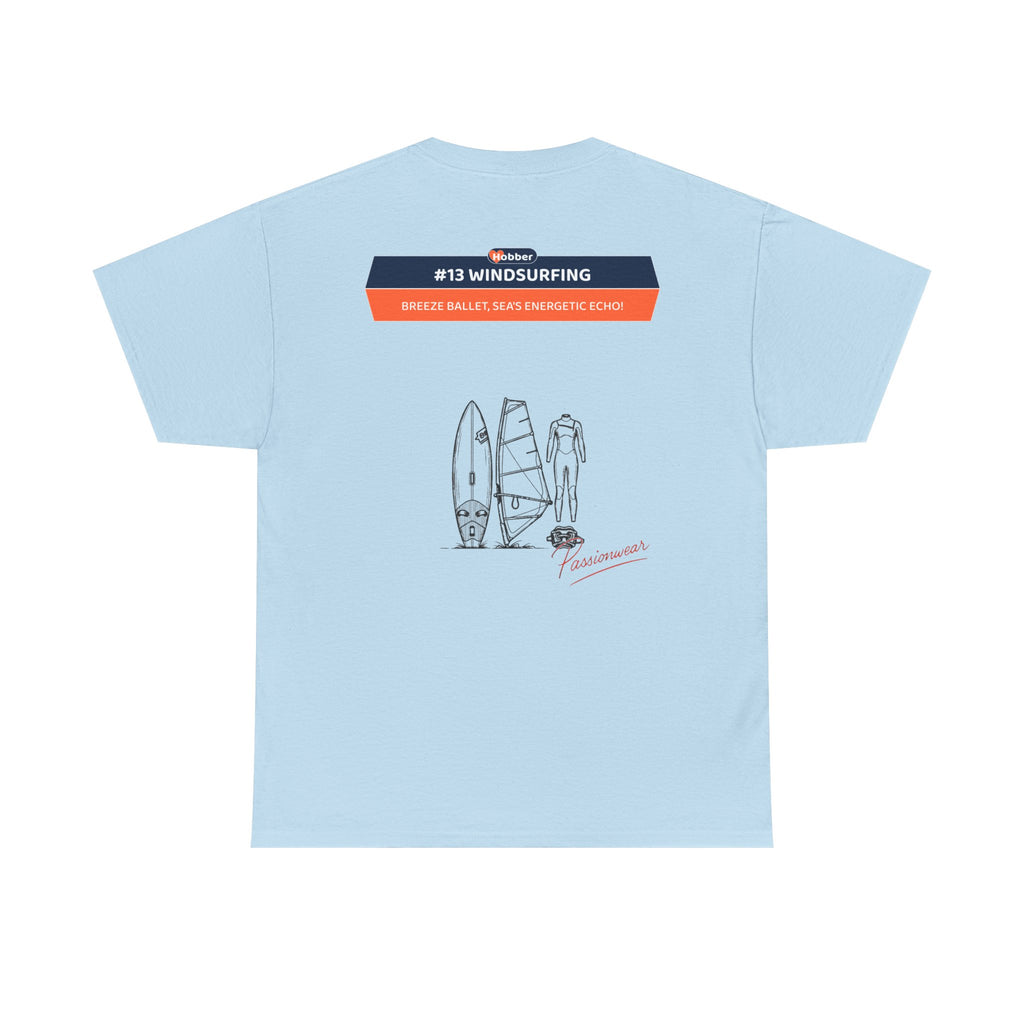 Hobber Mens Sports & Adventure T-Shirt, #13 Windsurfing