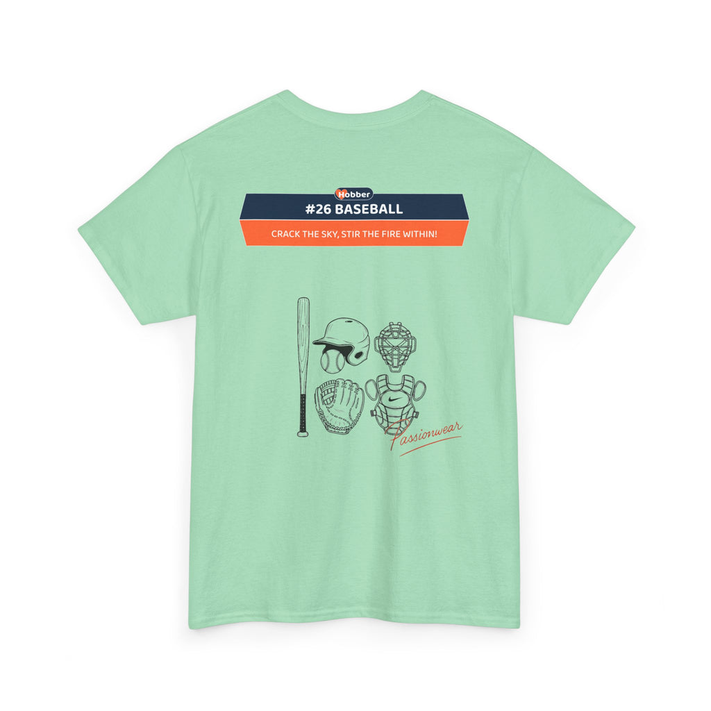 Hobber Mens Sports & Adventure T-Shirt, #26 Baseball