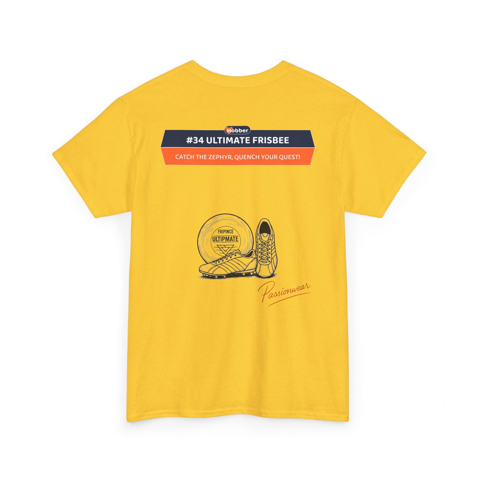 Hobber Unisex Sports & Adventure T-Shirt, #34 Ultimate Frisbee