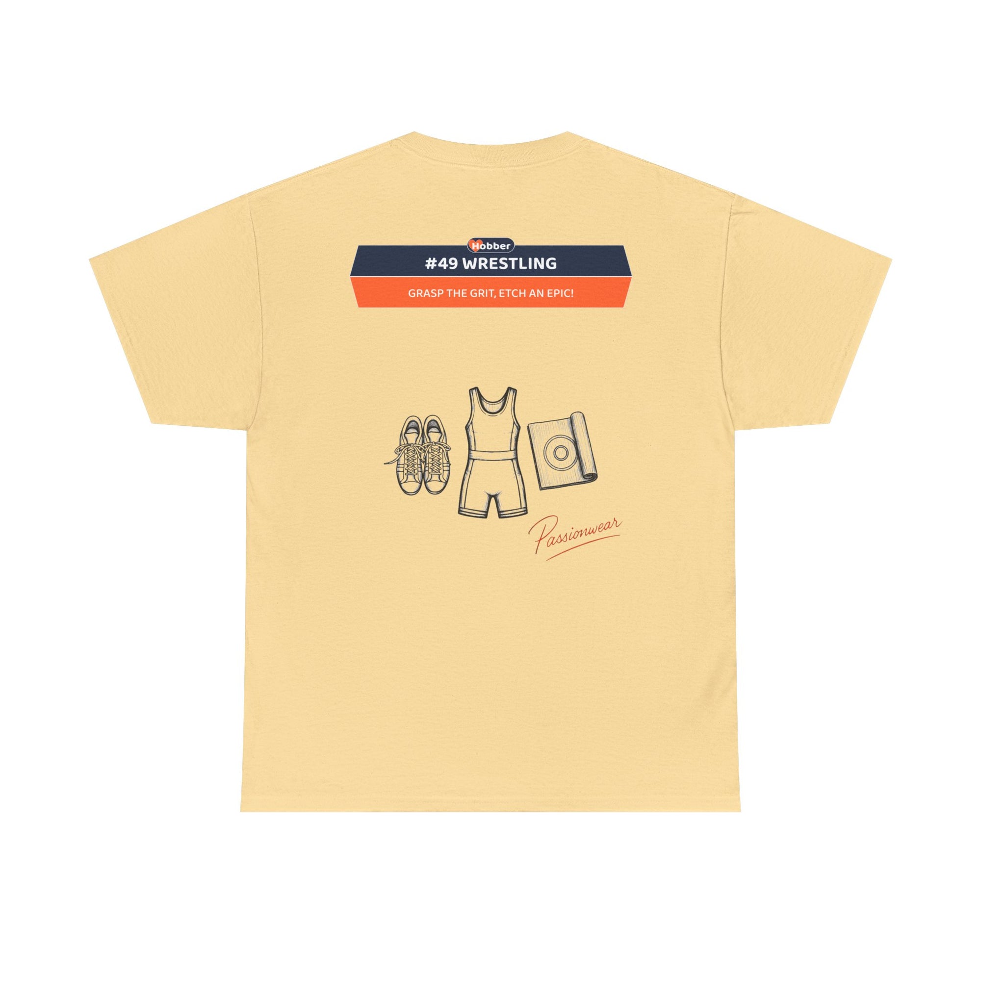 Hobber Mens Sports & Adventure T-Shirt, #49 Wrestling