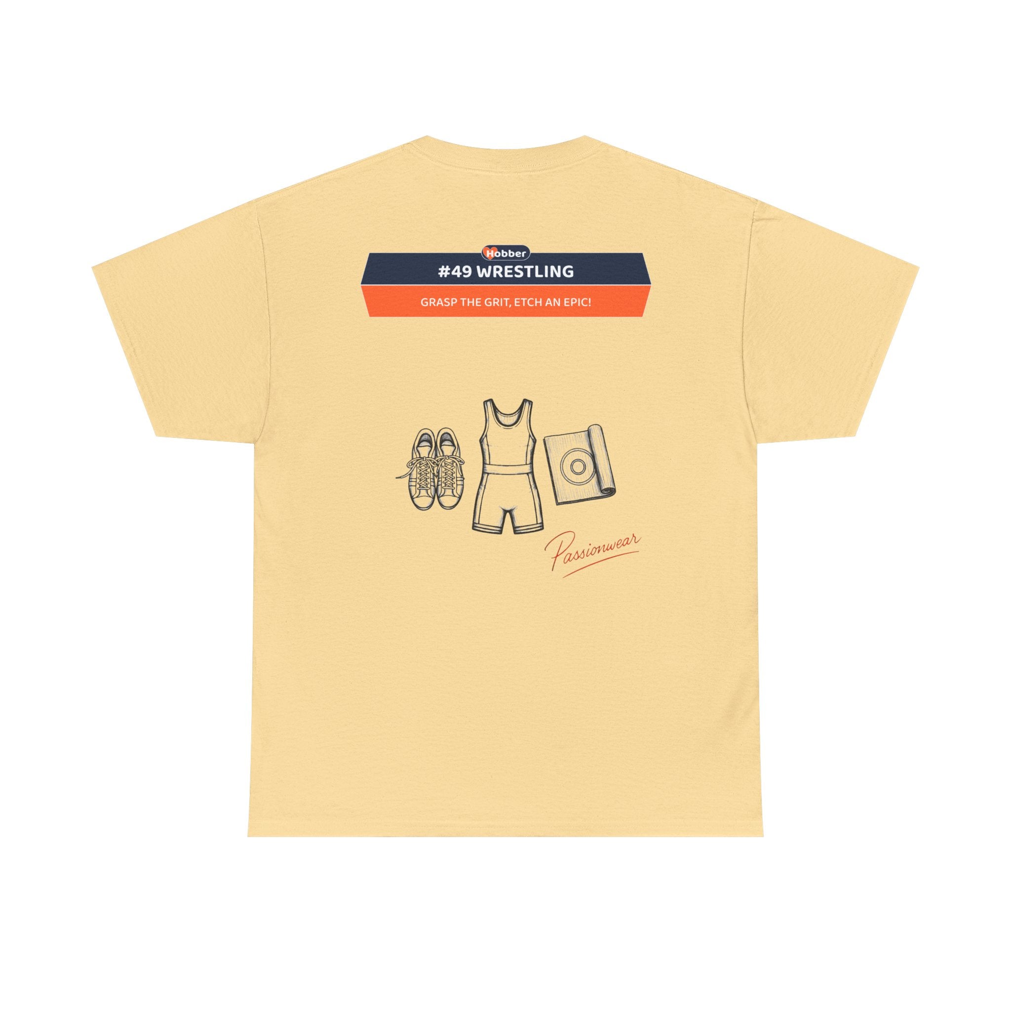 Hobber Mens Sports & Adventure T-Shirt, #49 Wrestling