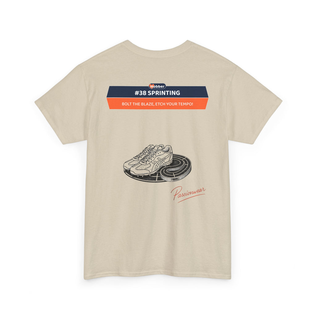 Hobber Mens Sports & Adventure T-Shirt, #38 Sprinting