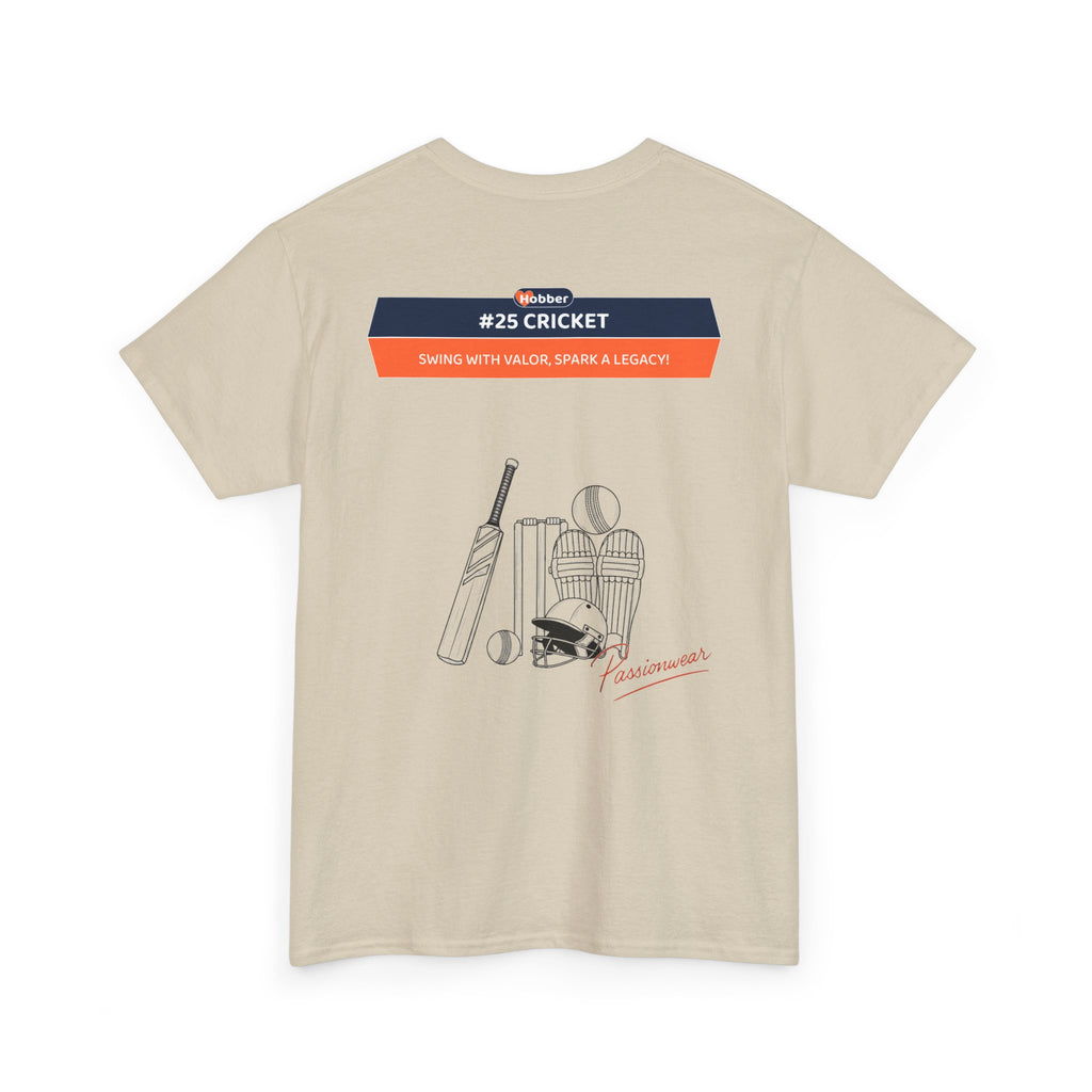 Hobber Mens Sports & Adventure T-Shirt, #25 Cricket