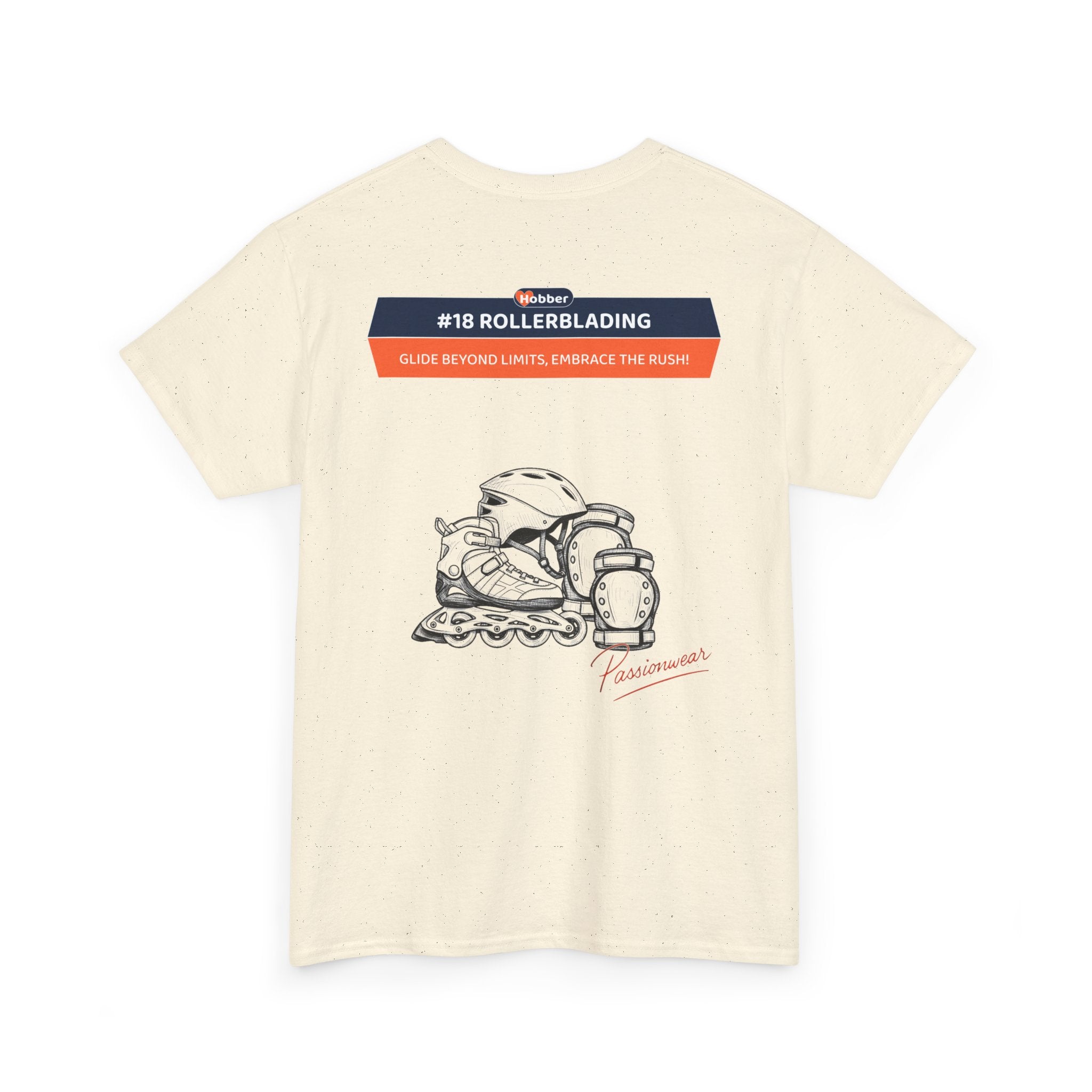 Hobber Unisex Sports & Adventure T-Shirt, #18 Rollerblading