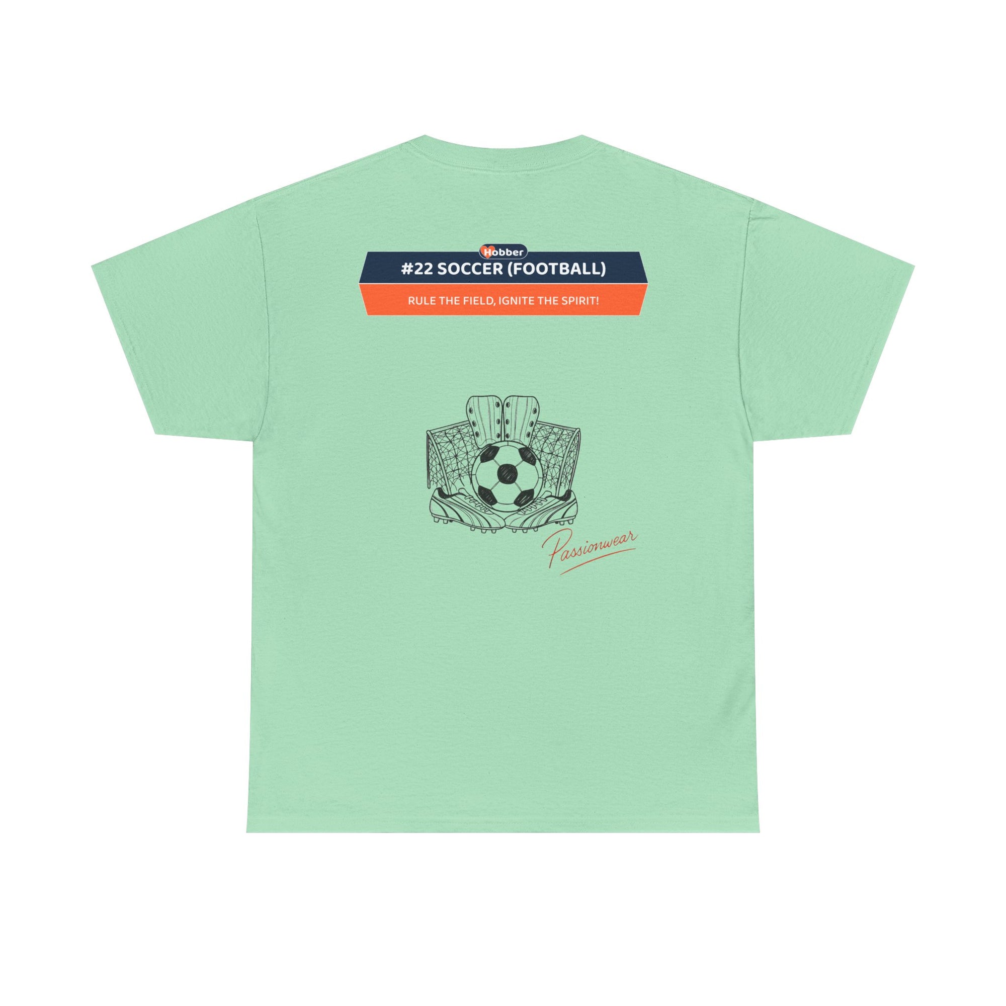 Hobber Mens Sports & Adventure T-Shirt, #22 Soccer (Football)